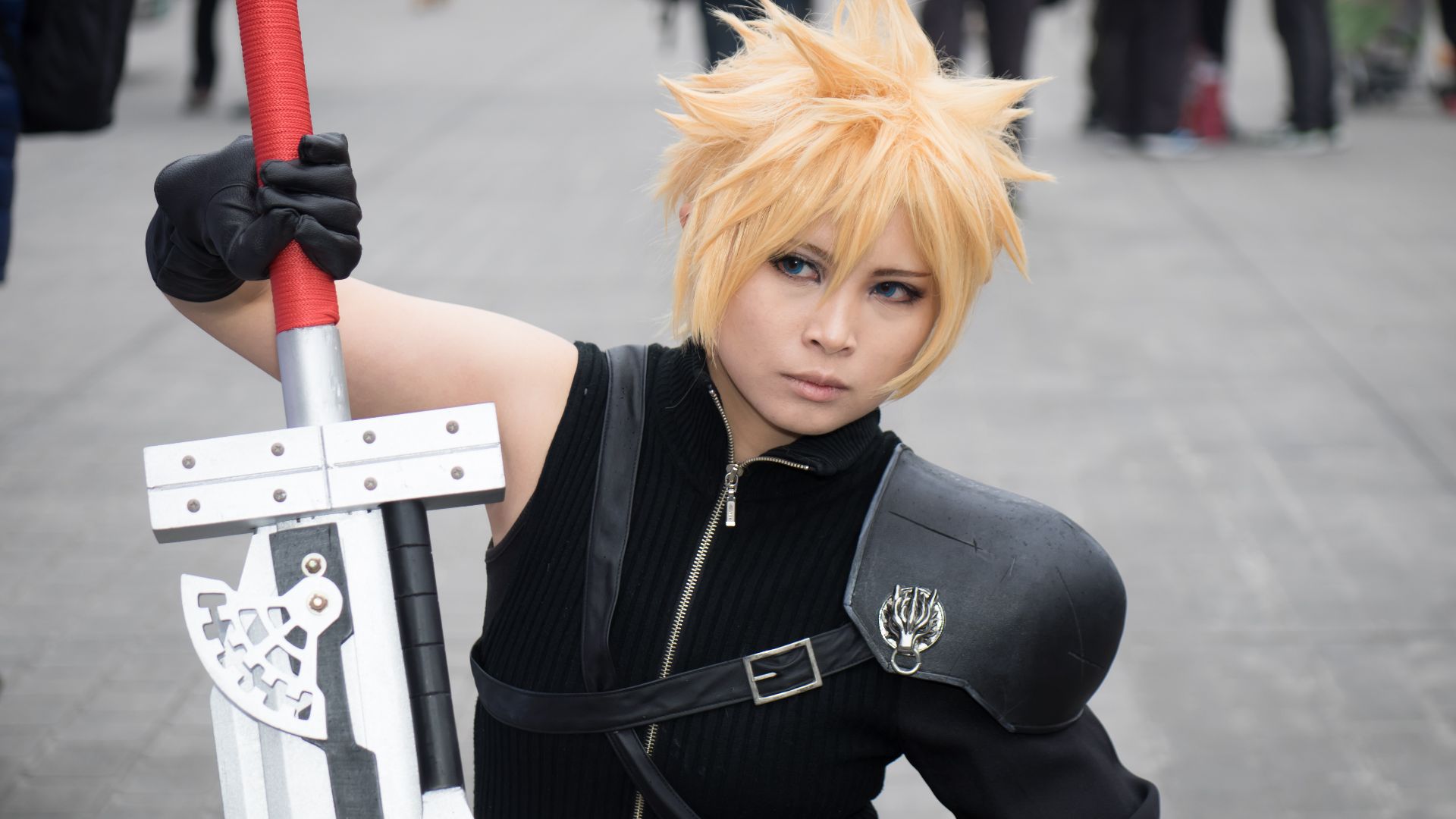 File:Cosplayer of Cloud Strife, Final Fantasy VII at CH1 20160220.jpg