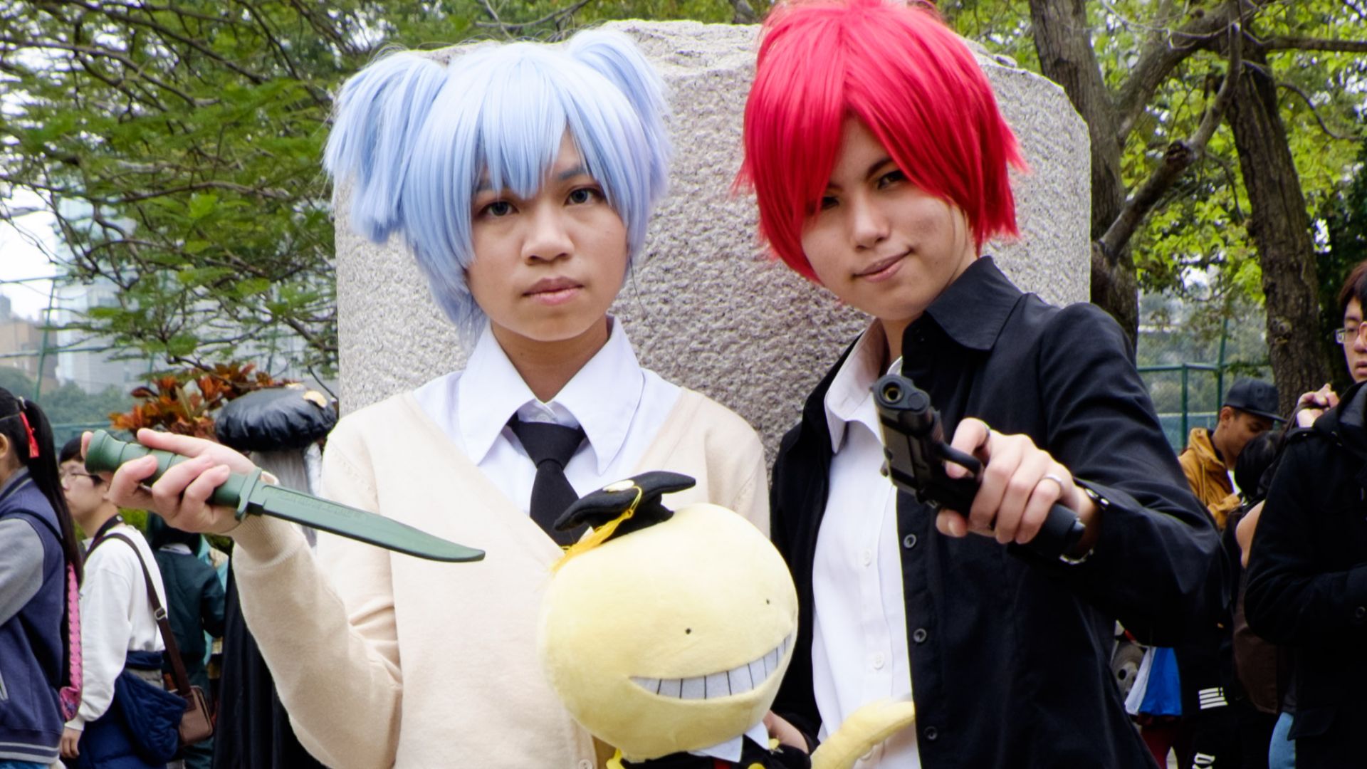 File:Cosplayers of Nagisa Shiota and Karma Akabane, Assassination Classroom in CWT39 20150228.jpg