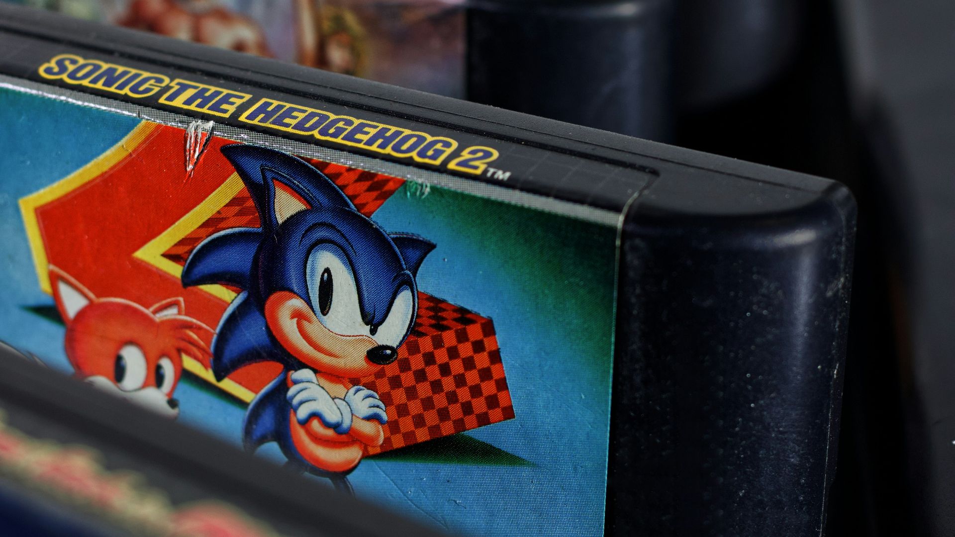 blue and black labeled box