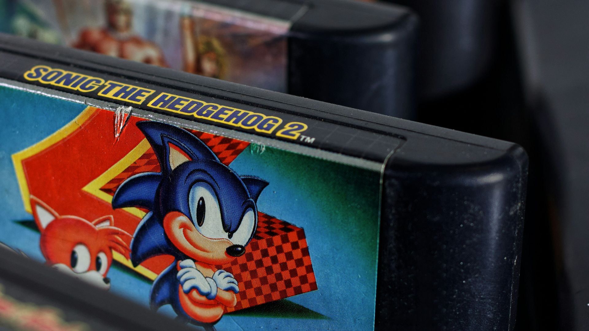 blue and black labeled box