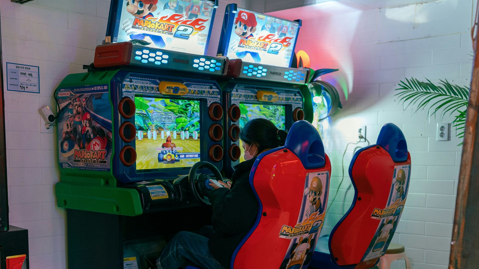 a couple of people that are playing a video game