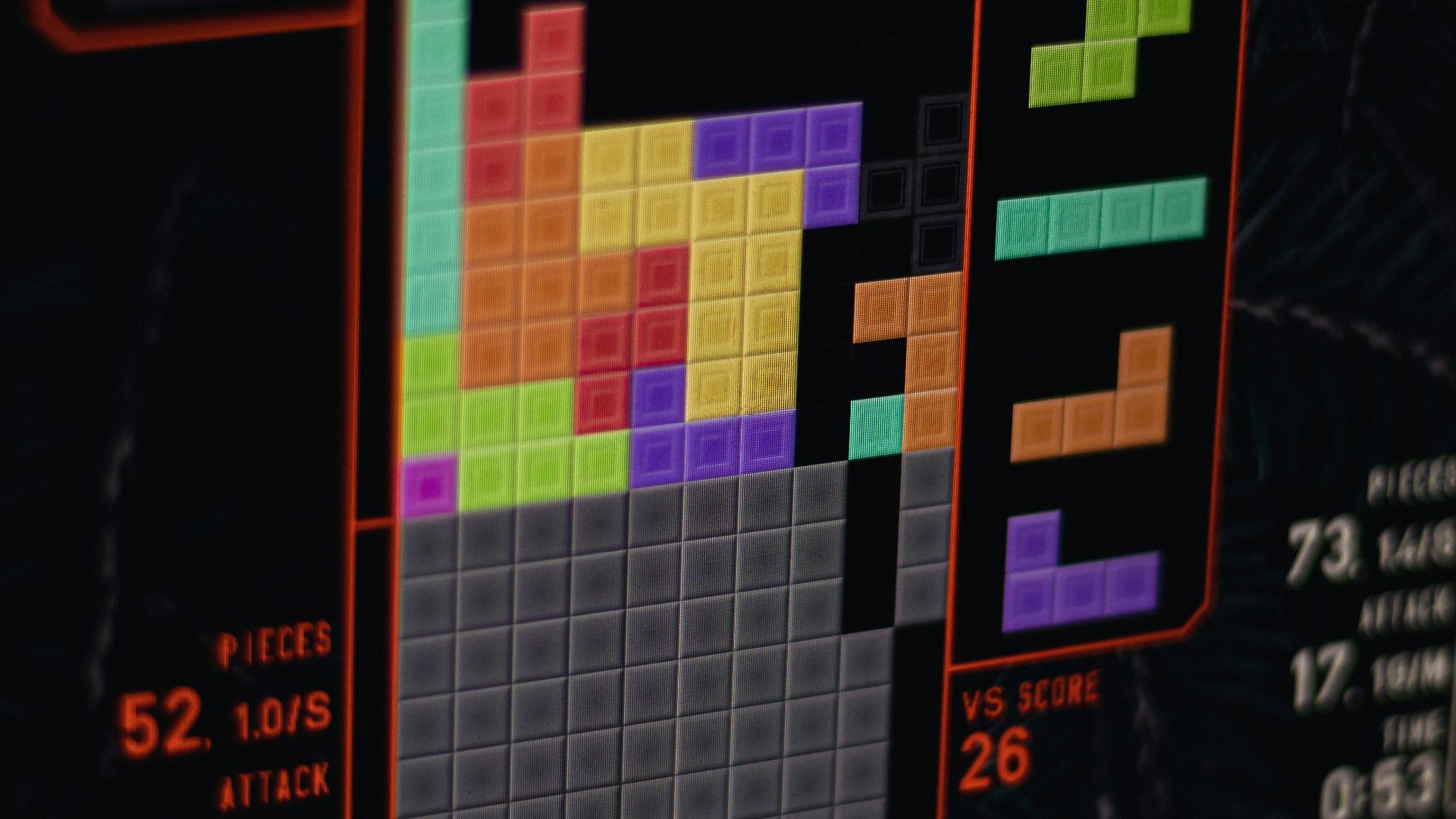a close up of a computer screen with a game on it