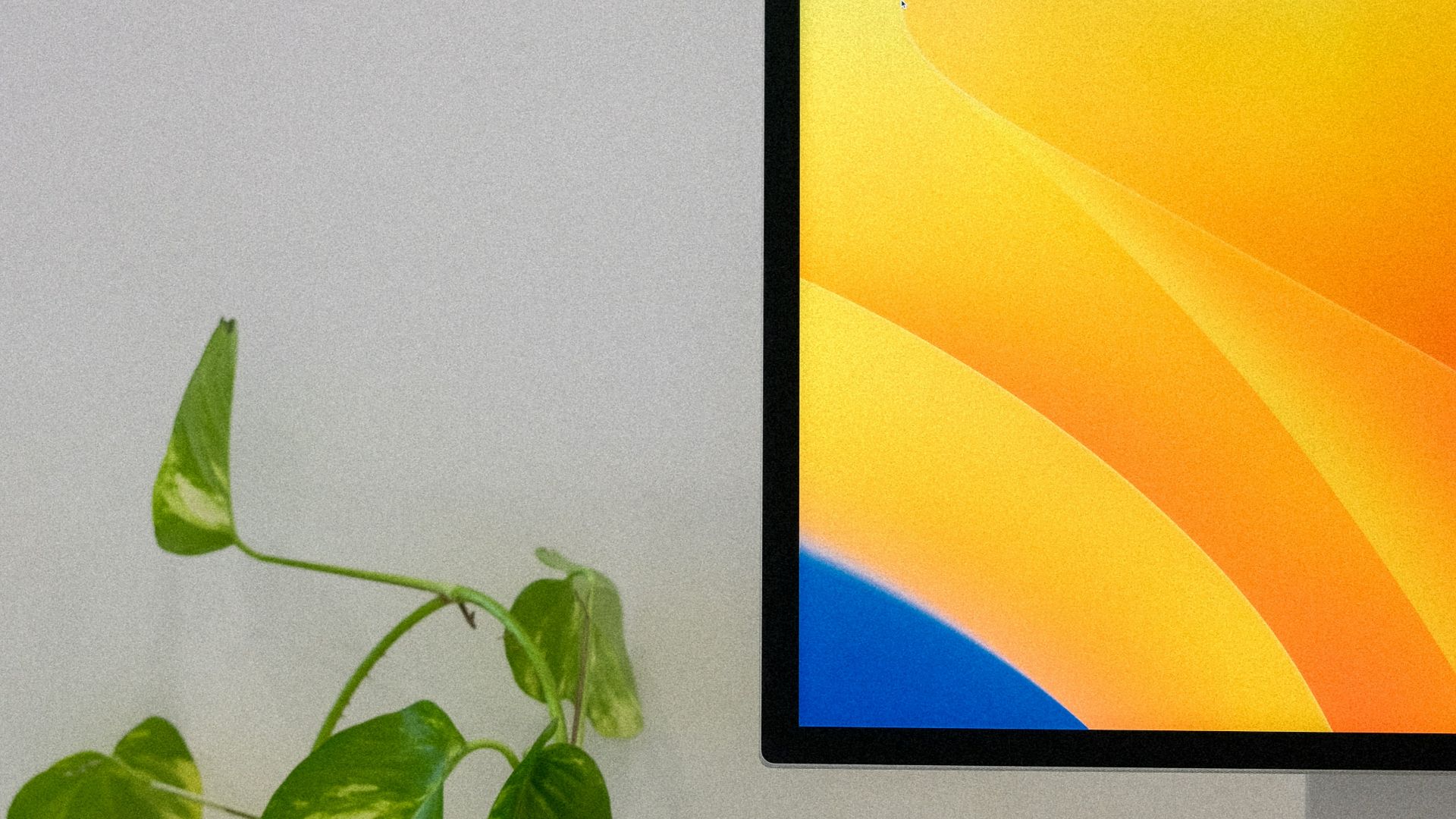 a desktop computer sitting on top of a white desk