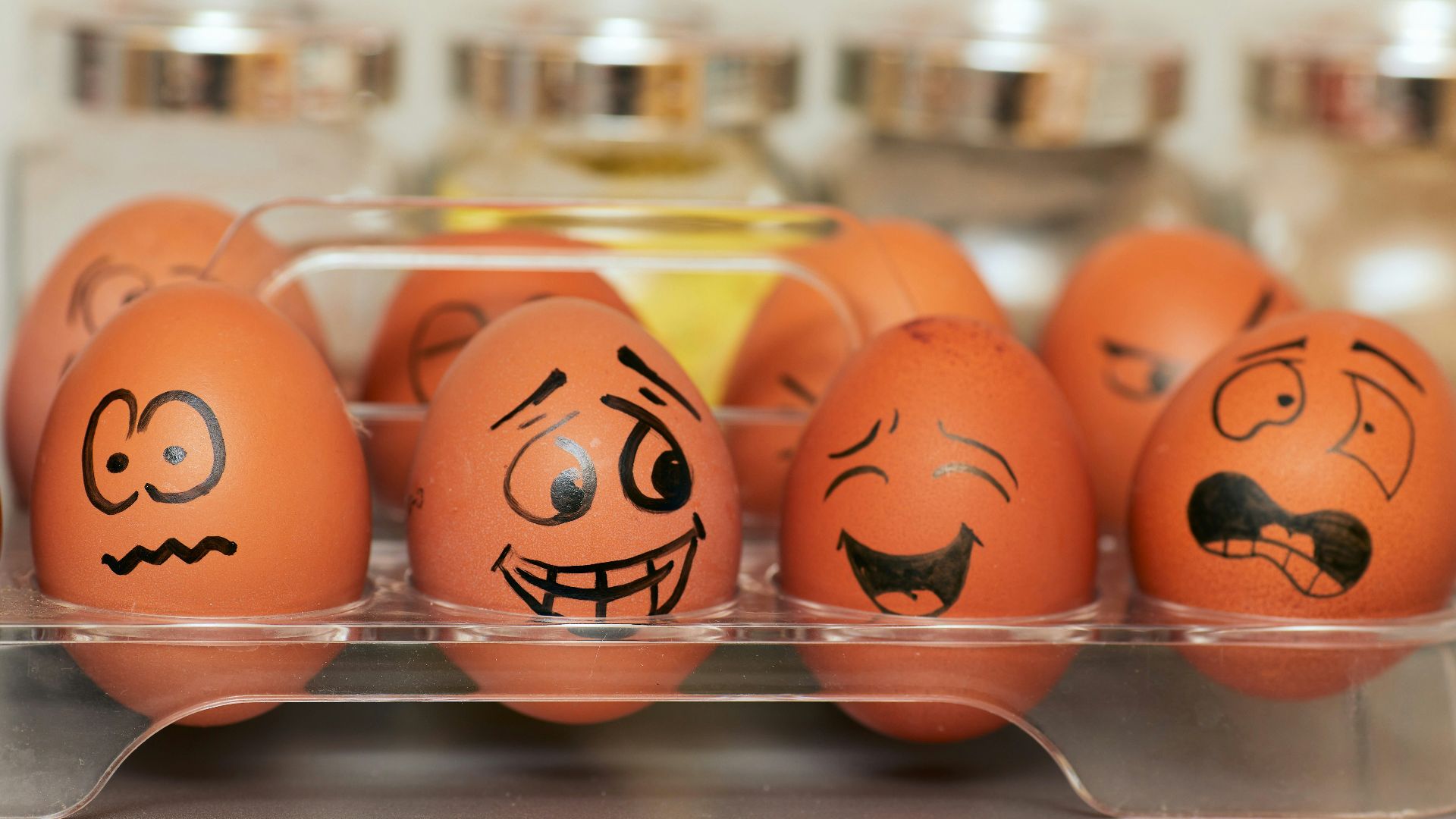 orange and white plastic egg toy