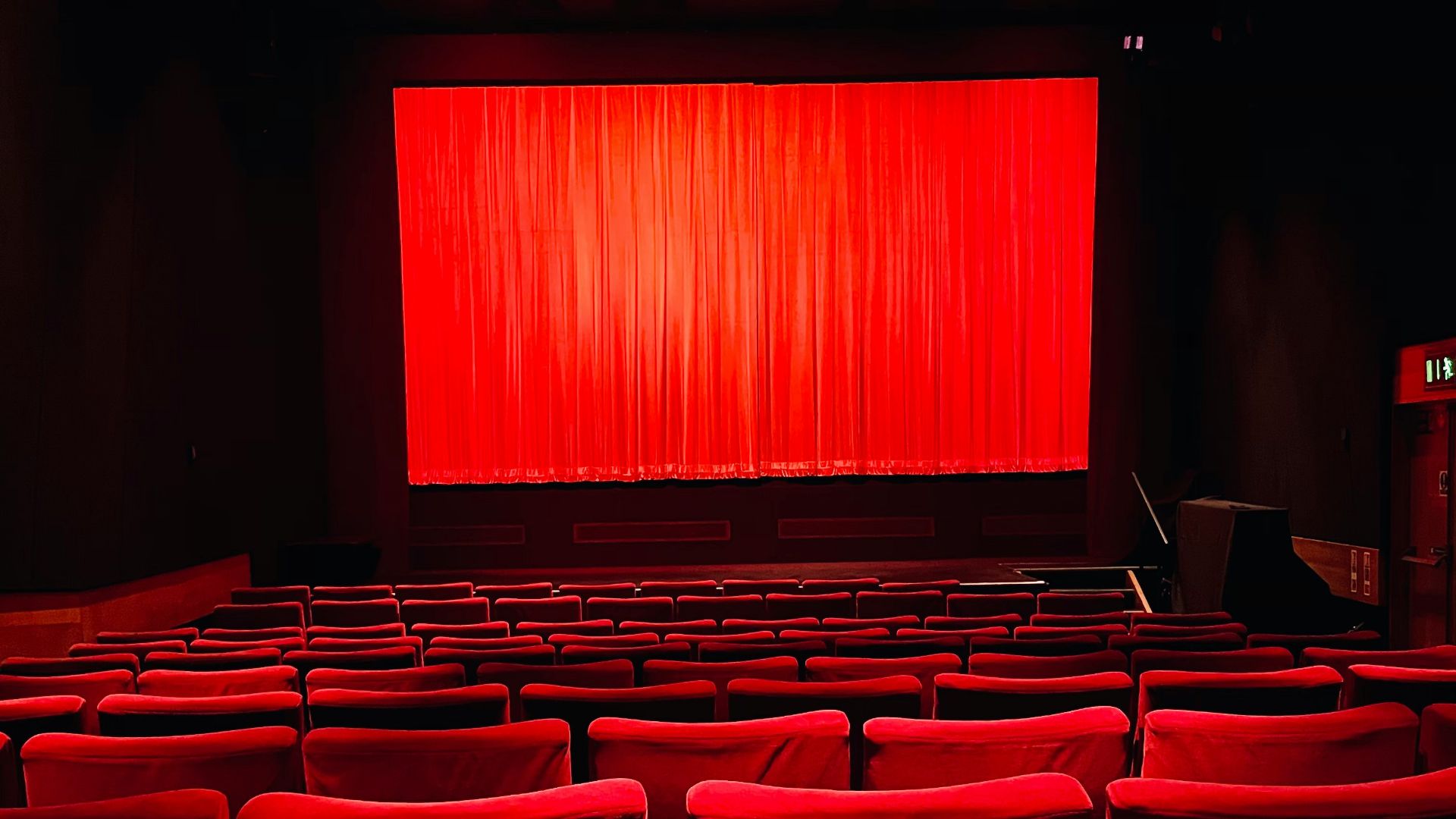 red chairs in a room