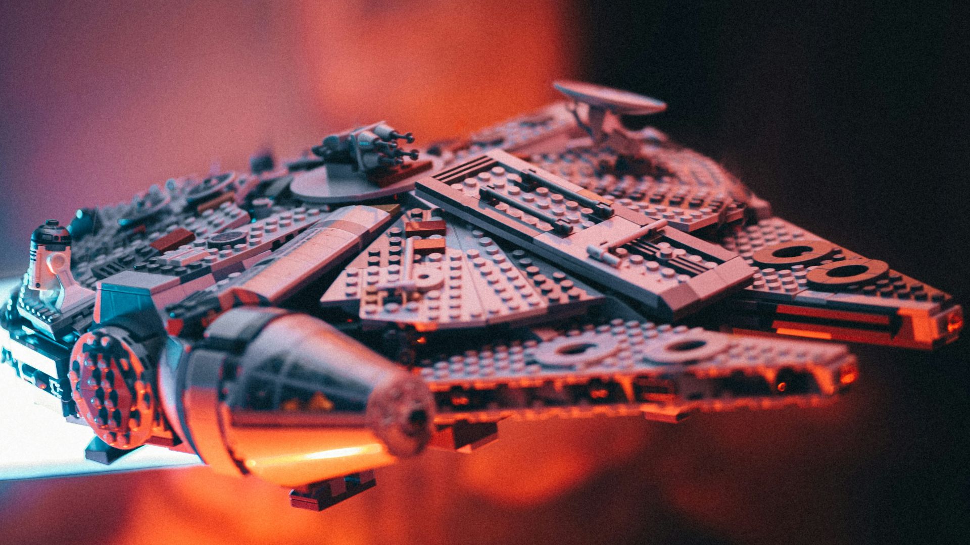 a close up of a model of a star wars vehicle