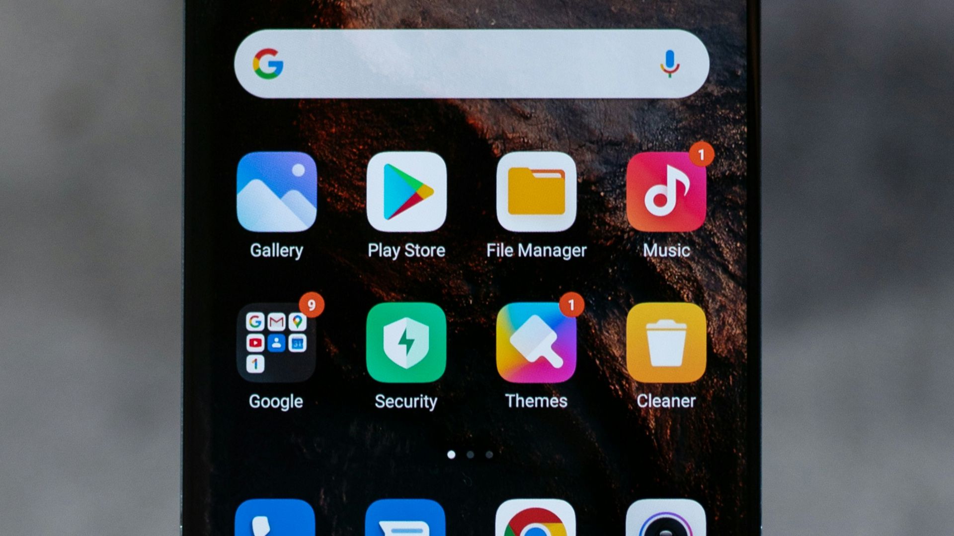 iphone screen showing icons on screen