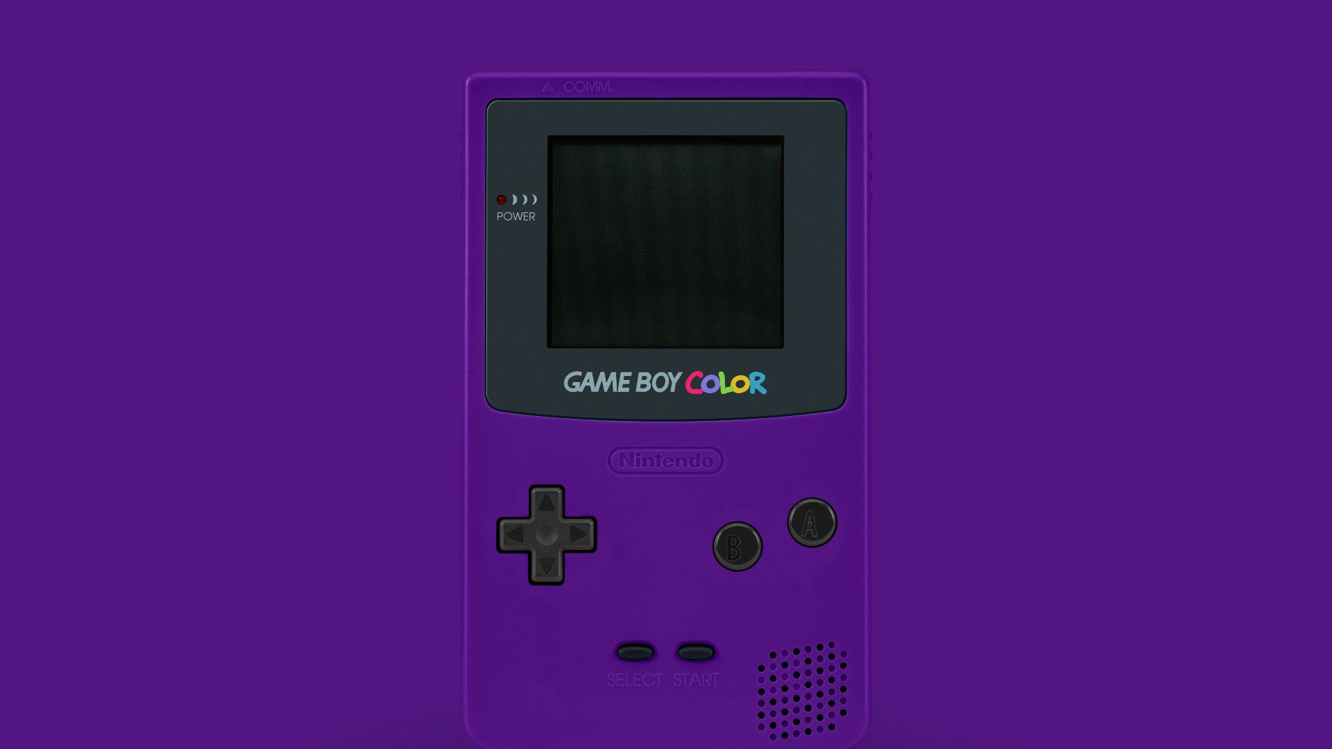 purple Nintendo GameBoy Color