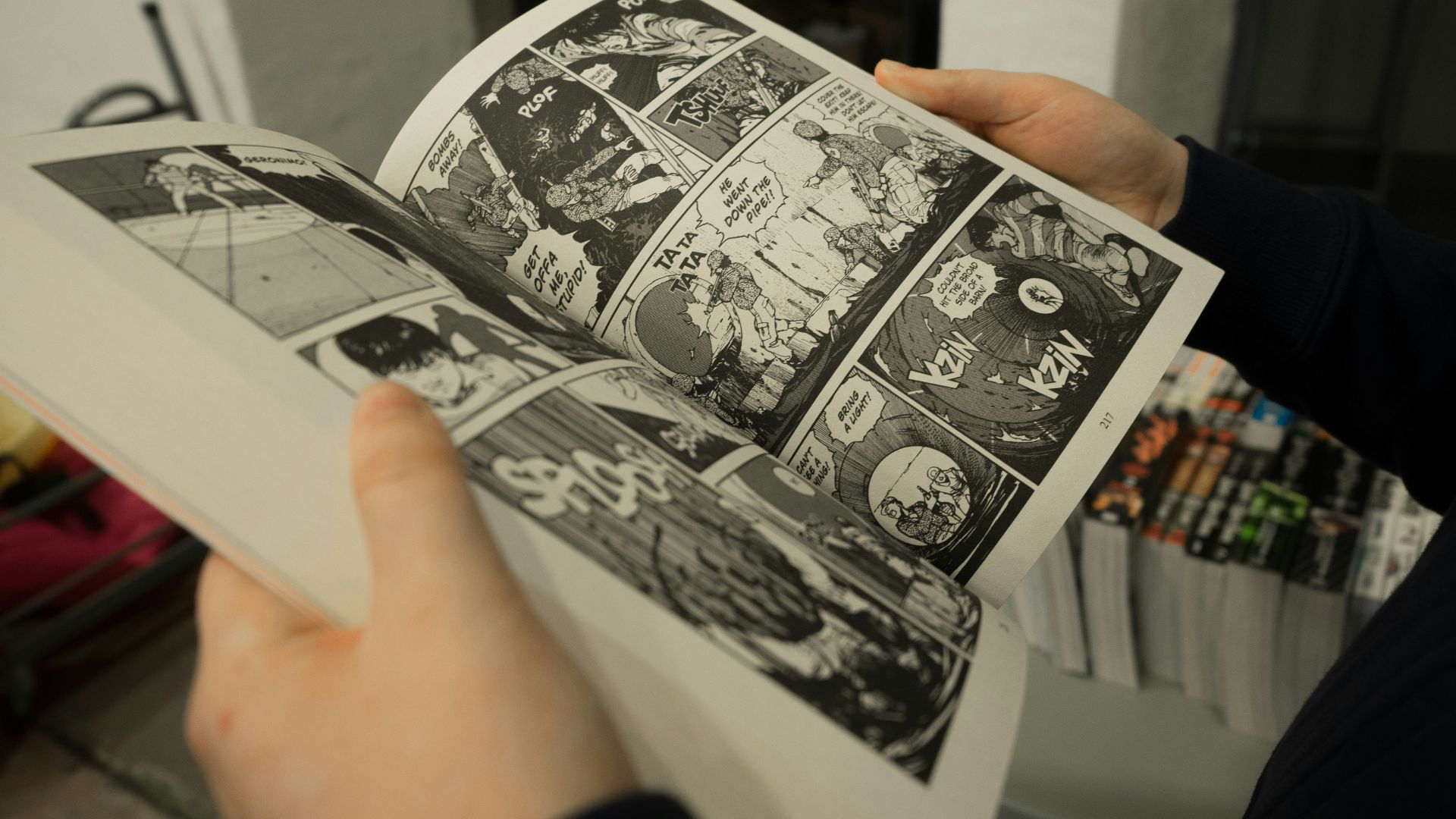 person holding opened book