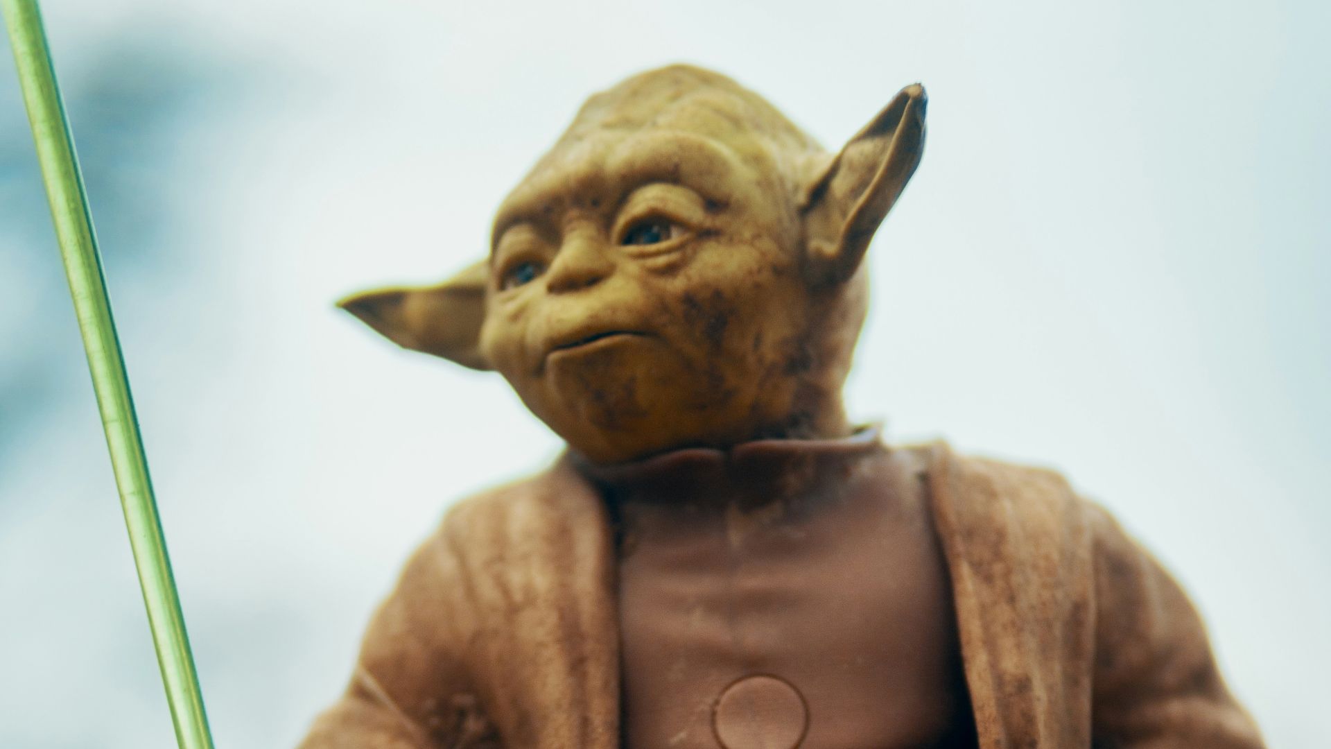 Star Wars character with sword doll