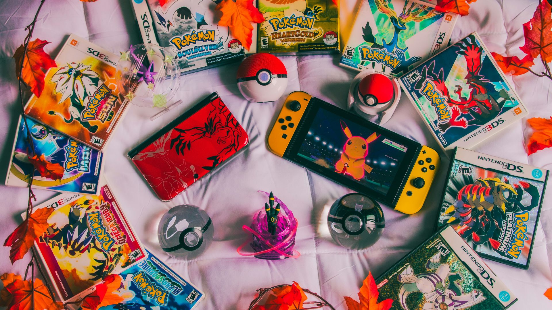 a group of colorful objects