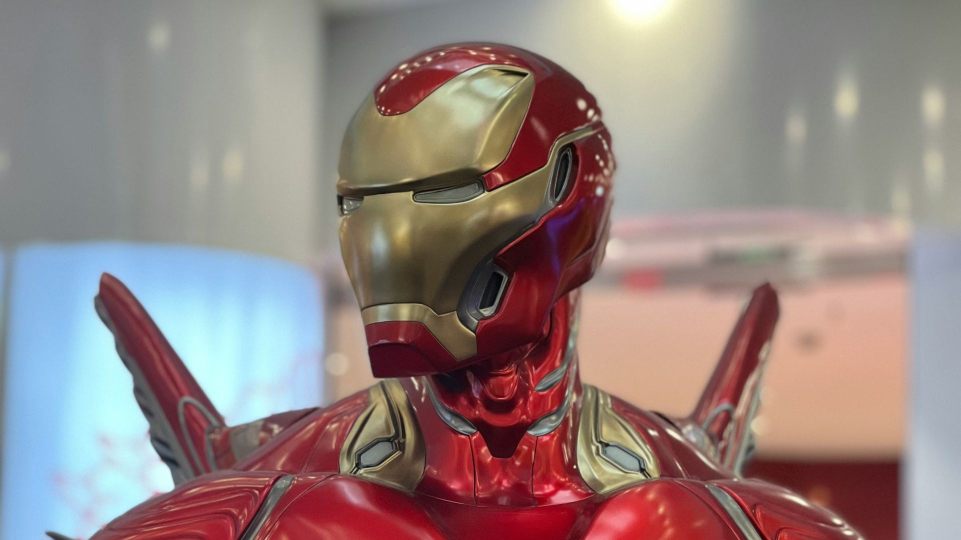 a red and black superhero