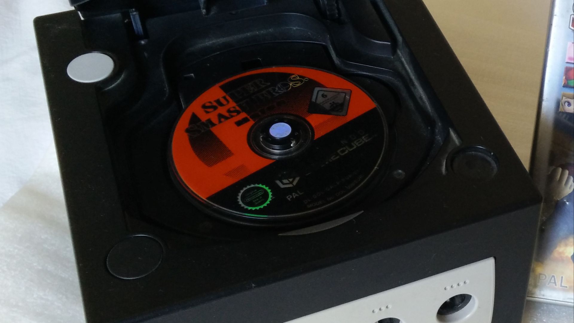 File:Super Smash Bros. Melee in a Gamecube.jpg