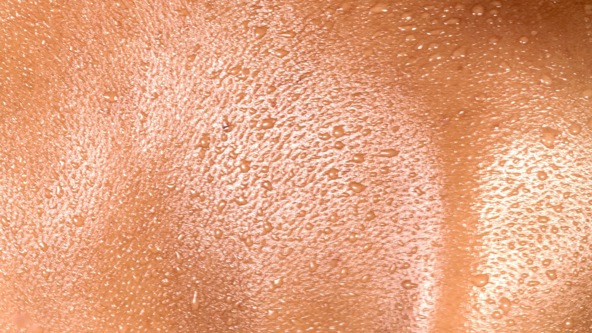 the back of a woman's head with white spots on it