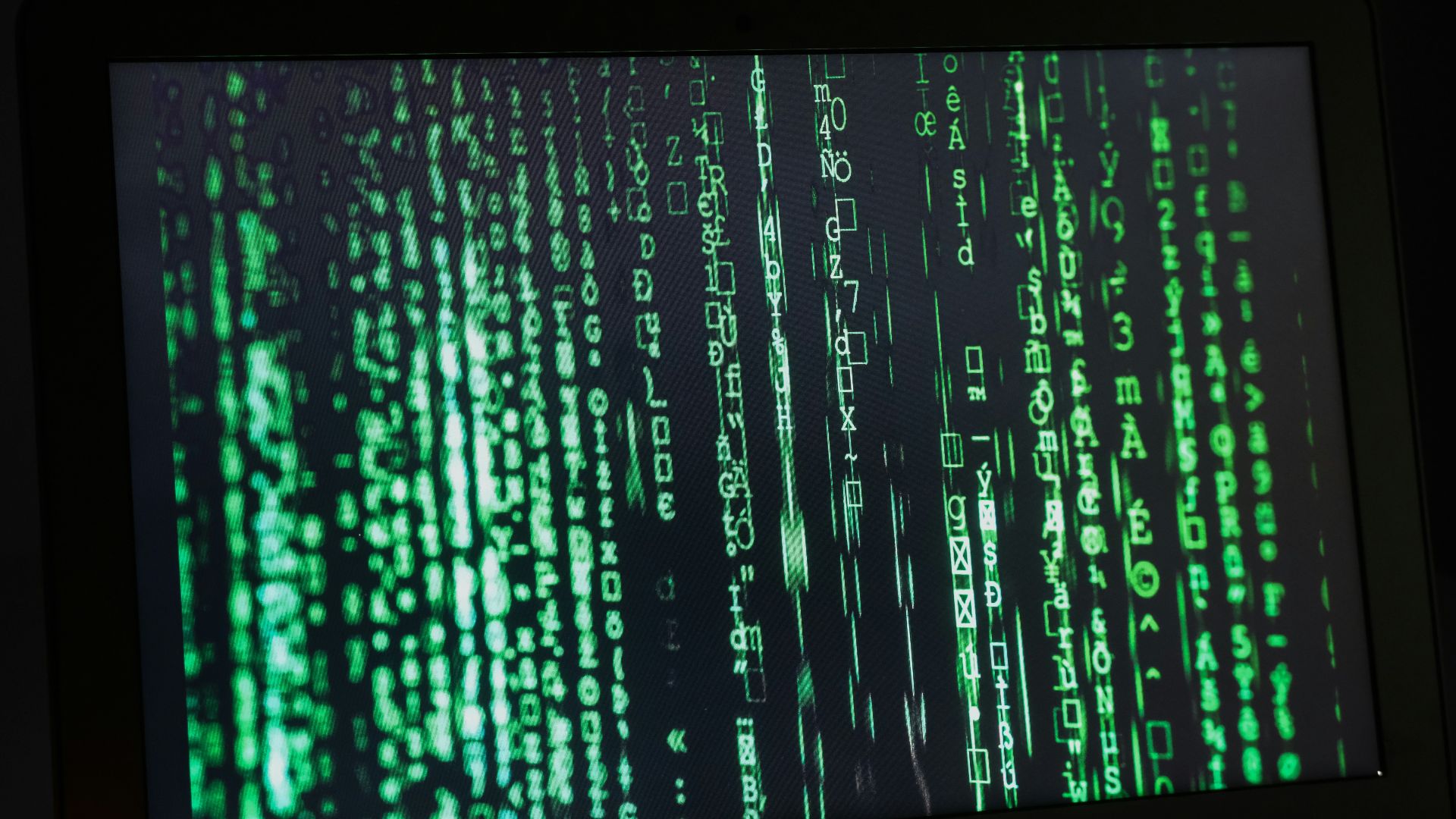 black flat screen computer monitor