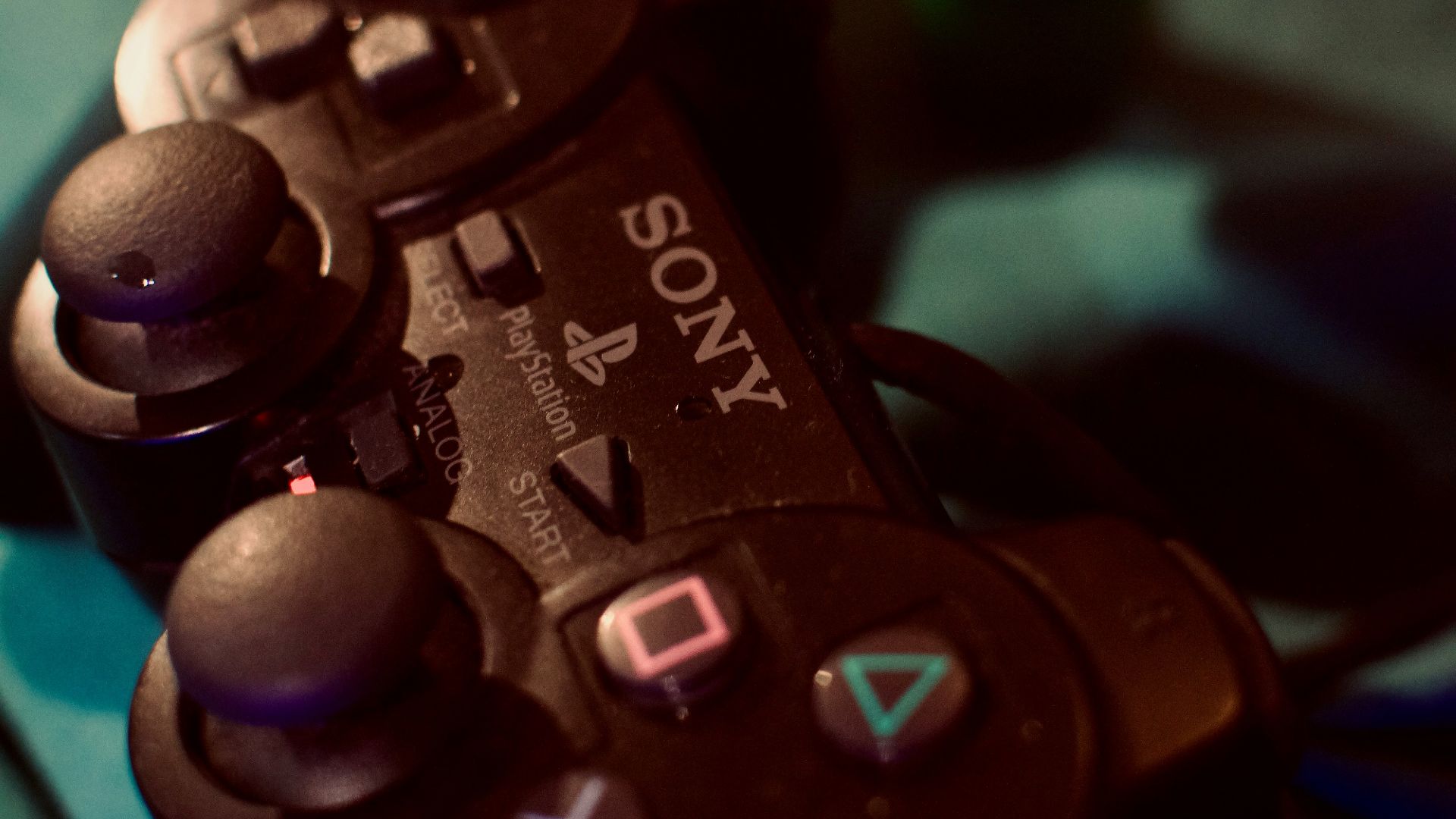 a close up of a video game controller