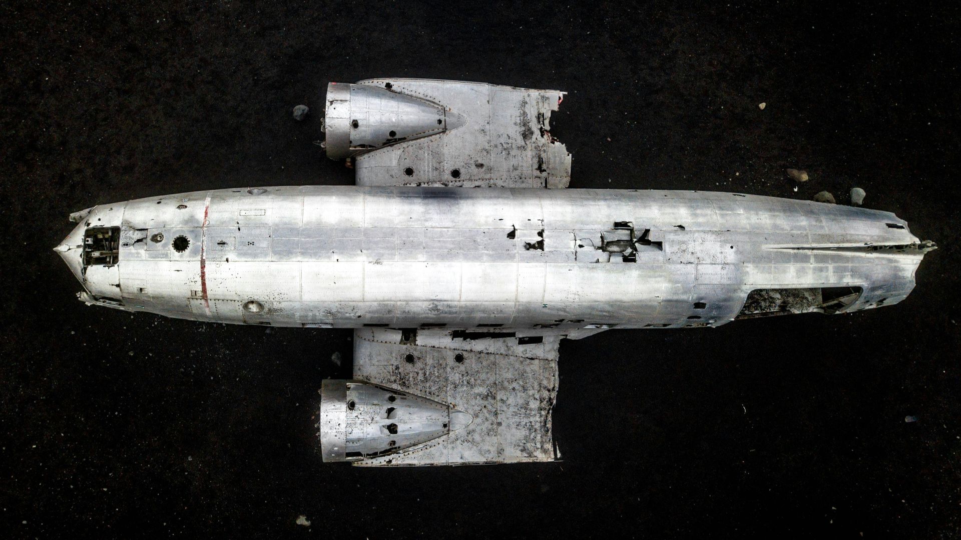 a space shuttle in space