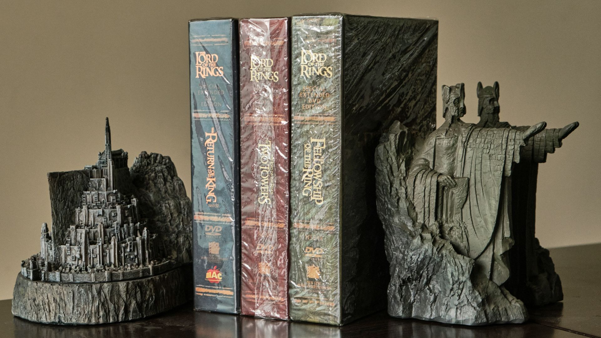 a couple of books sitting on top of a table