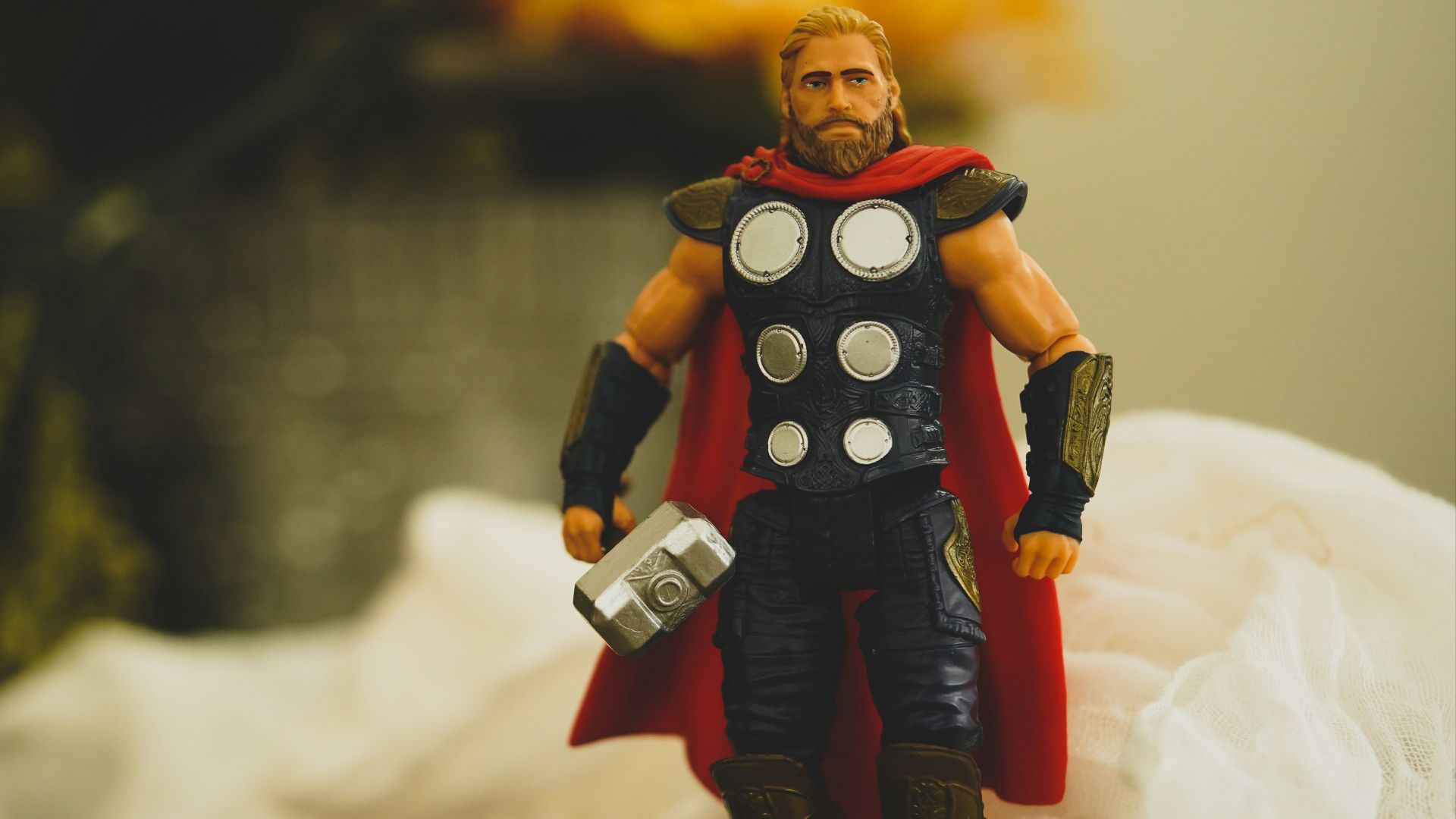 lego minifig on brown wooden table