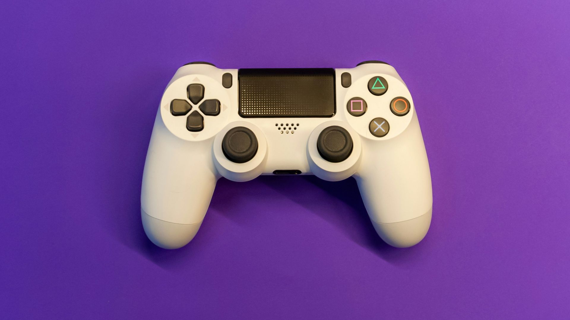 white sony ps 4 controller