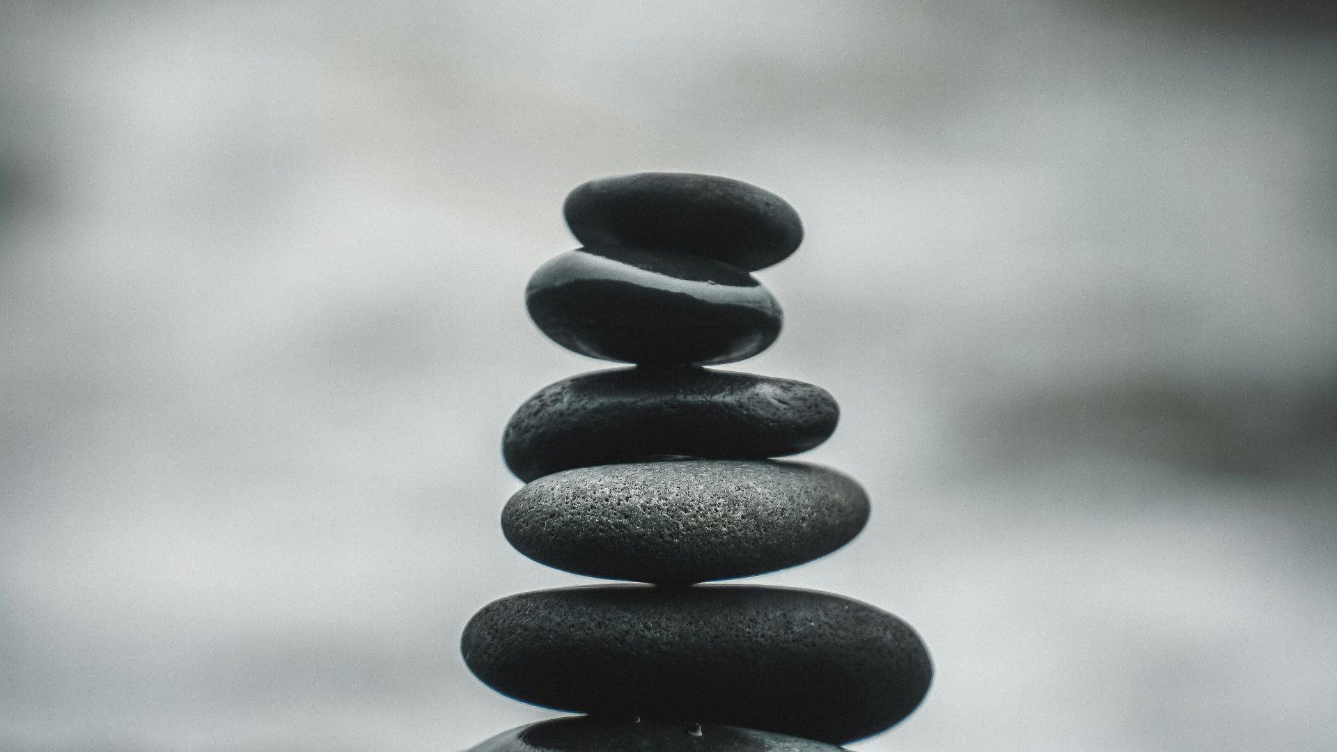 selective focus photography of pile of decorative stones