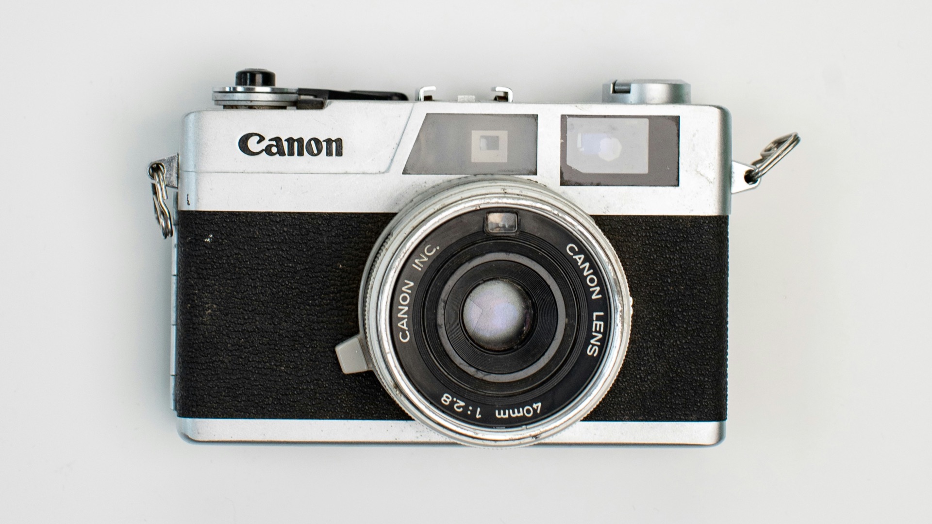 black and silver pentax camera