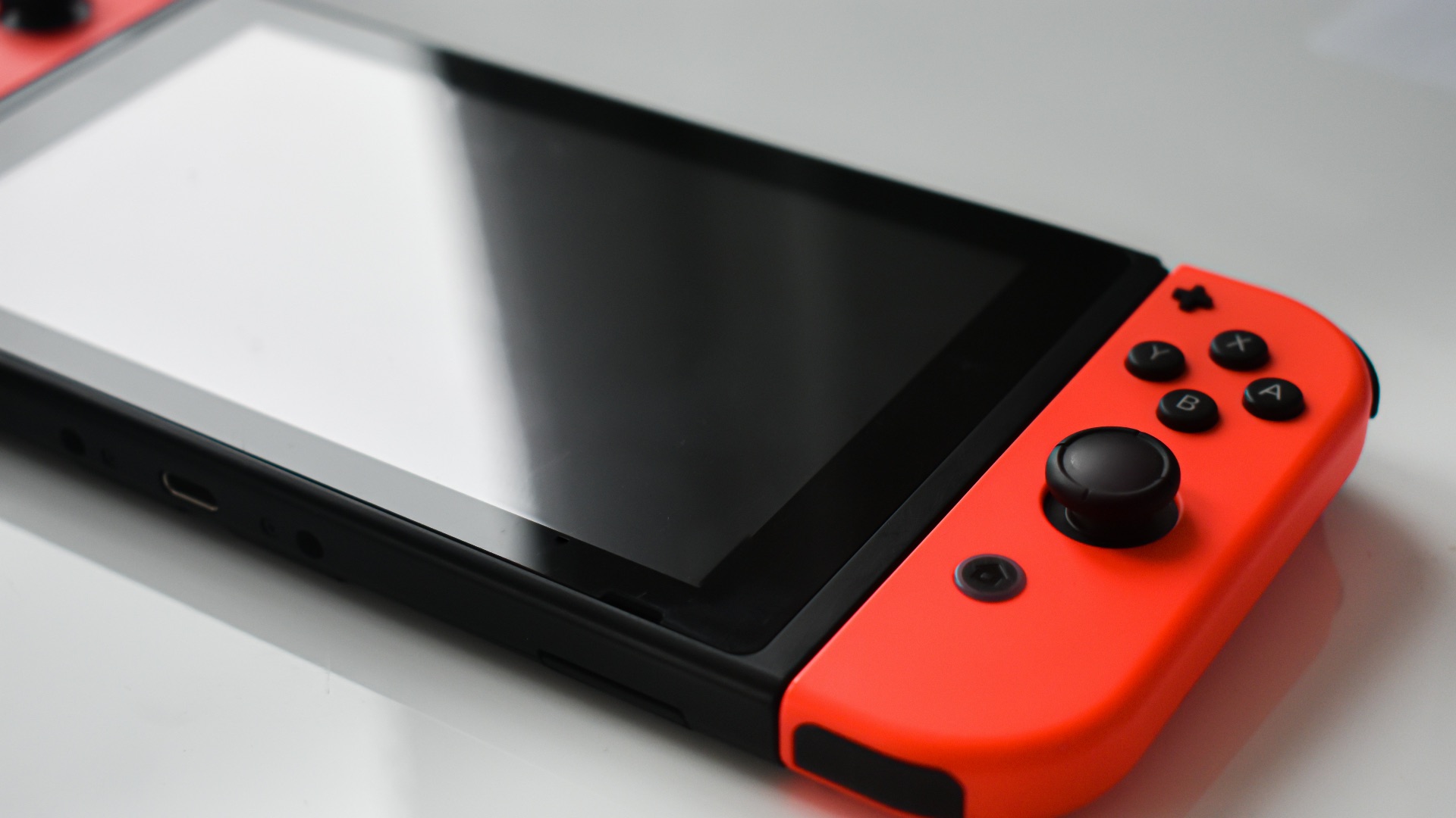 orange and black nintendo switch