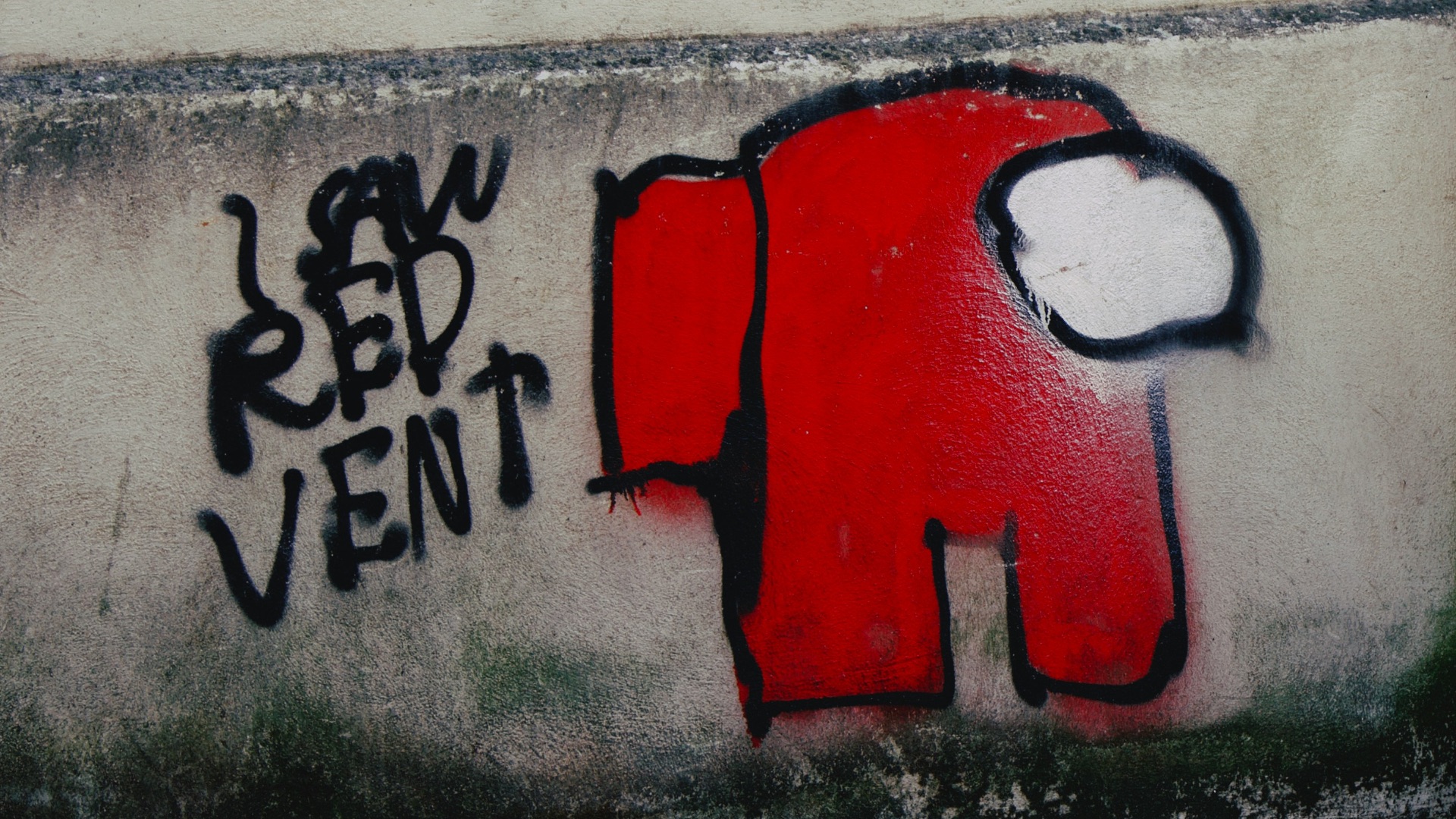 a wall with graffiti