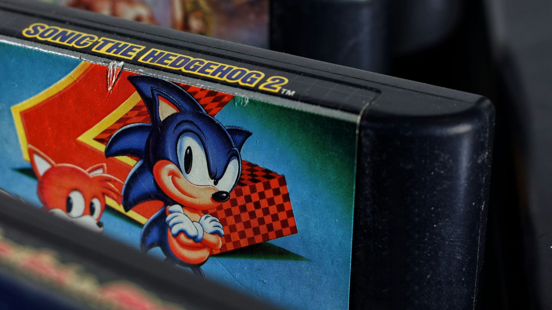 blue and black labeled box