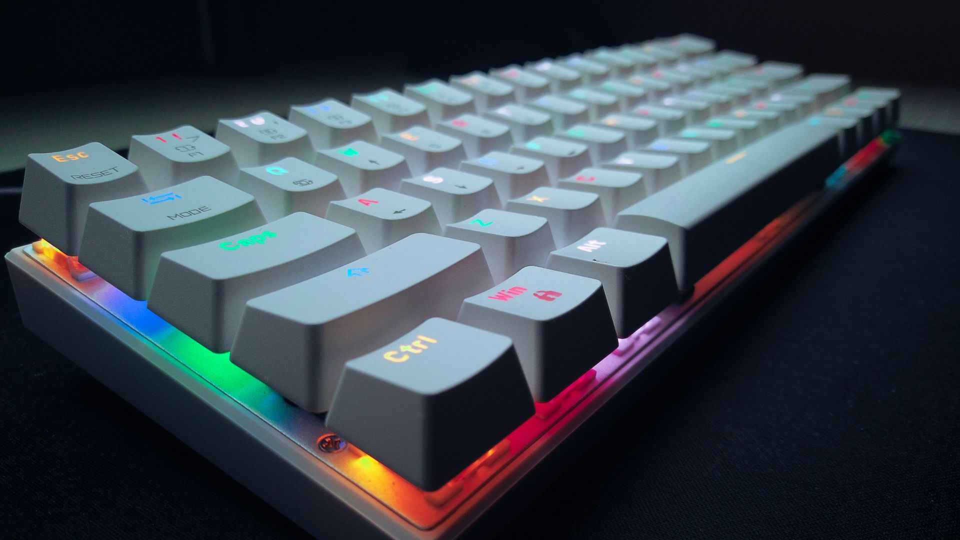 white and black computer keyboard