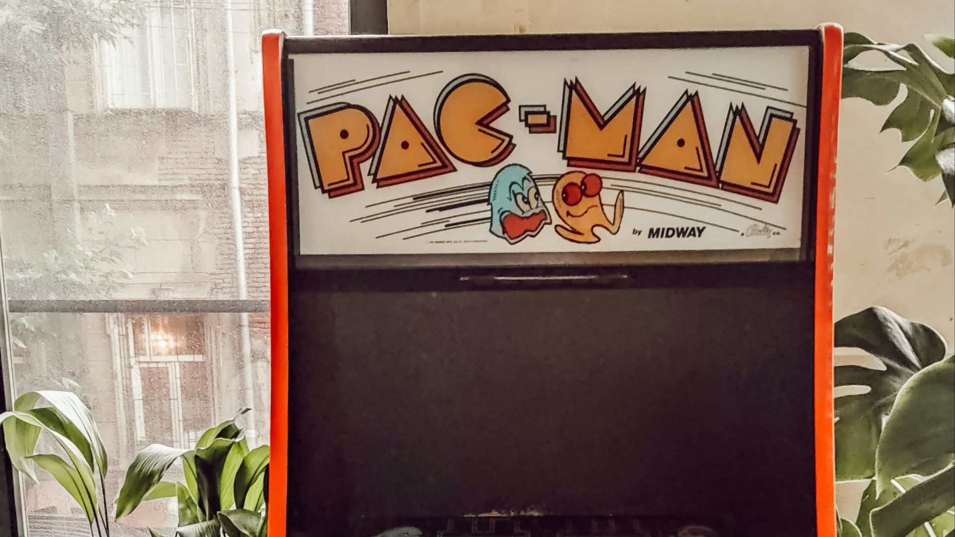 black and orange electronic device