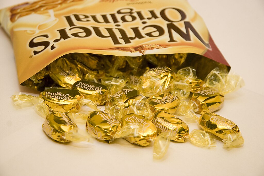 An Open Bag Of Werther's Original