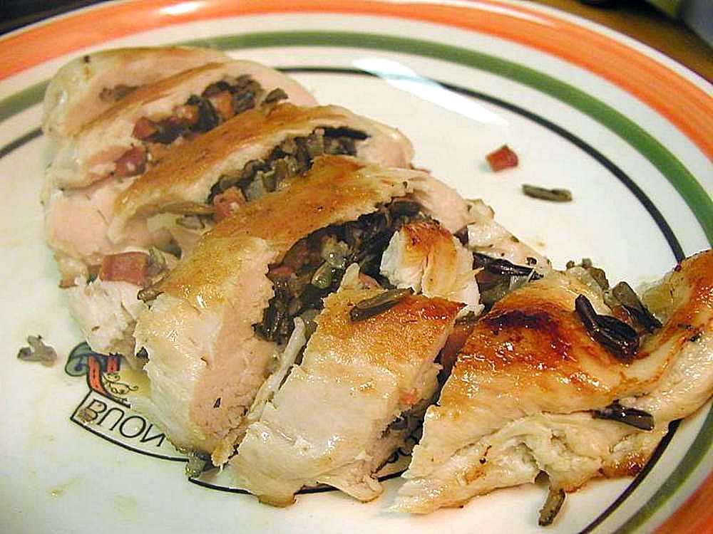 Stuffed Chicken Rice