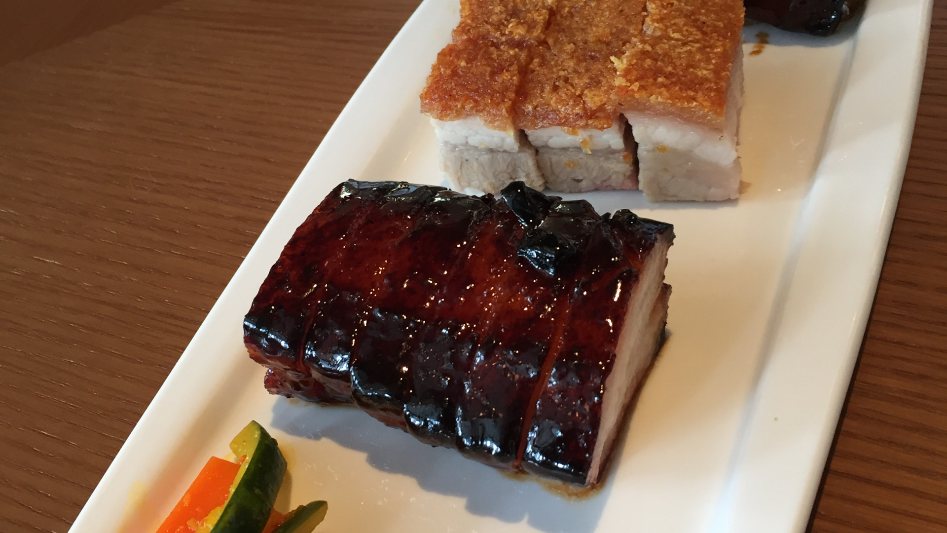 File:Char siu, siu yuk and pork ribs, Empress, Asian Civilisations Museum, Singapore - 20160203-01.jpg