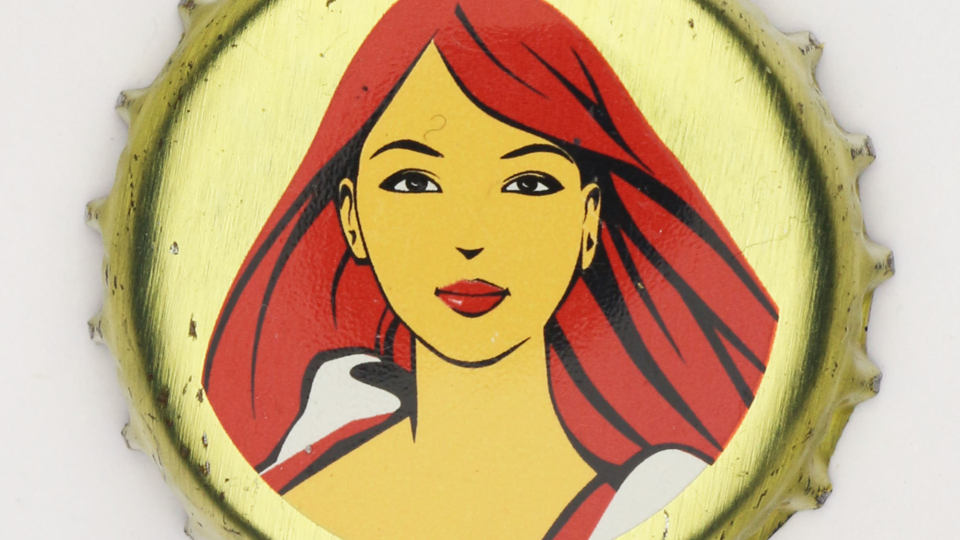 File:Bottle cap - Červená Selka Světlé-Crown corks on grey background.jpg