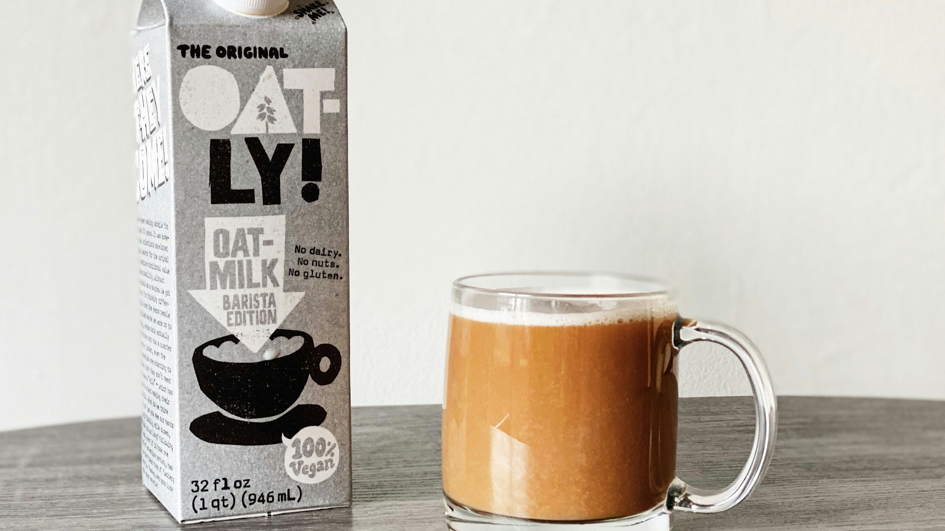 cup of coffee beside box