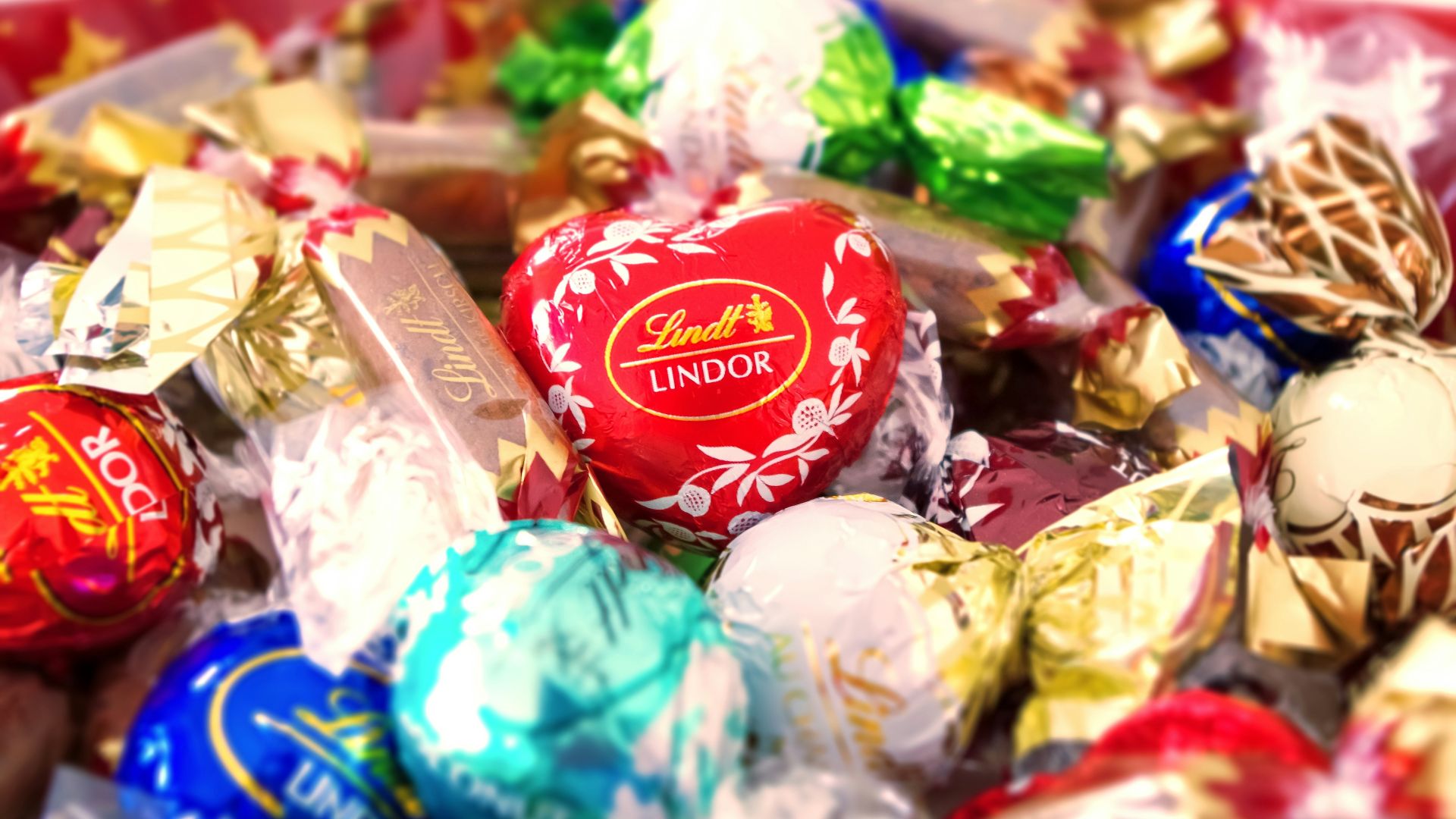 red and white candy wrapper