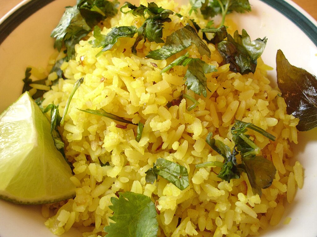 Poha, A Snack Made Of Flattened Rice