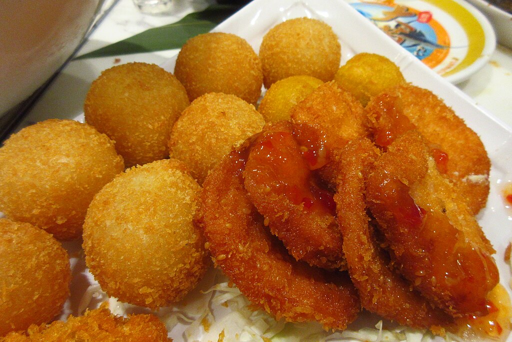 1024Px-Hk Kt 觀塘 Kwun Tong 大滿喜放題 Daimanki Japanese Restaurant Diner Buffet July 2018 Ix2 Deep-Fried Food