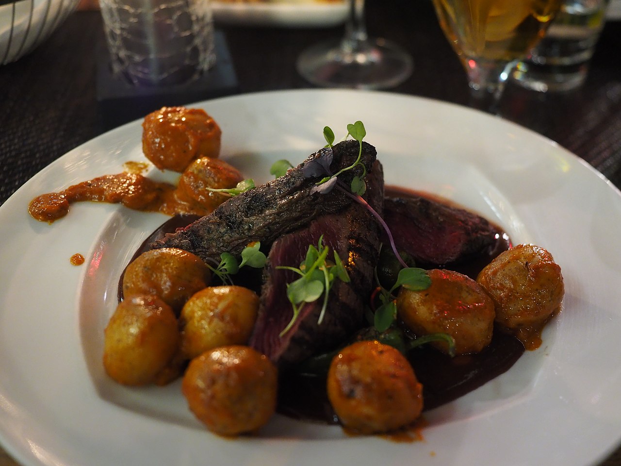 Kangaroo Steak At Restaurant Bbq House