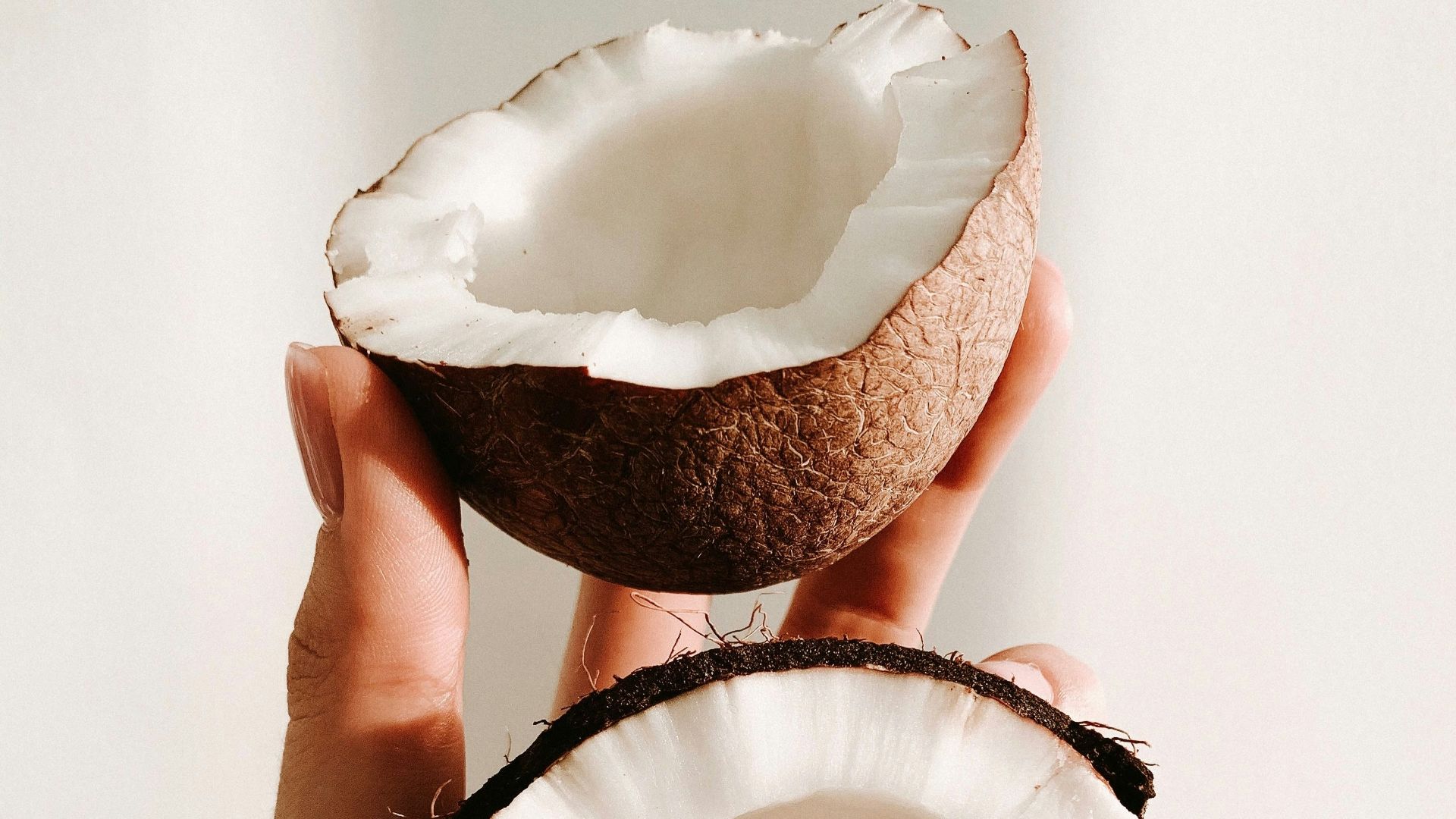 person holding white and black round ornament