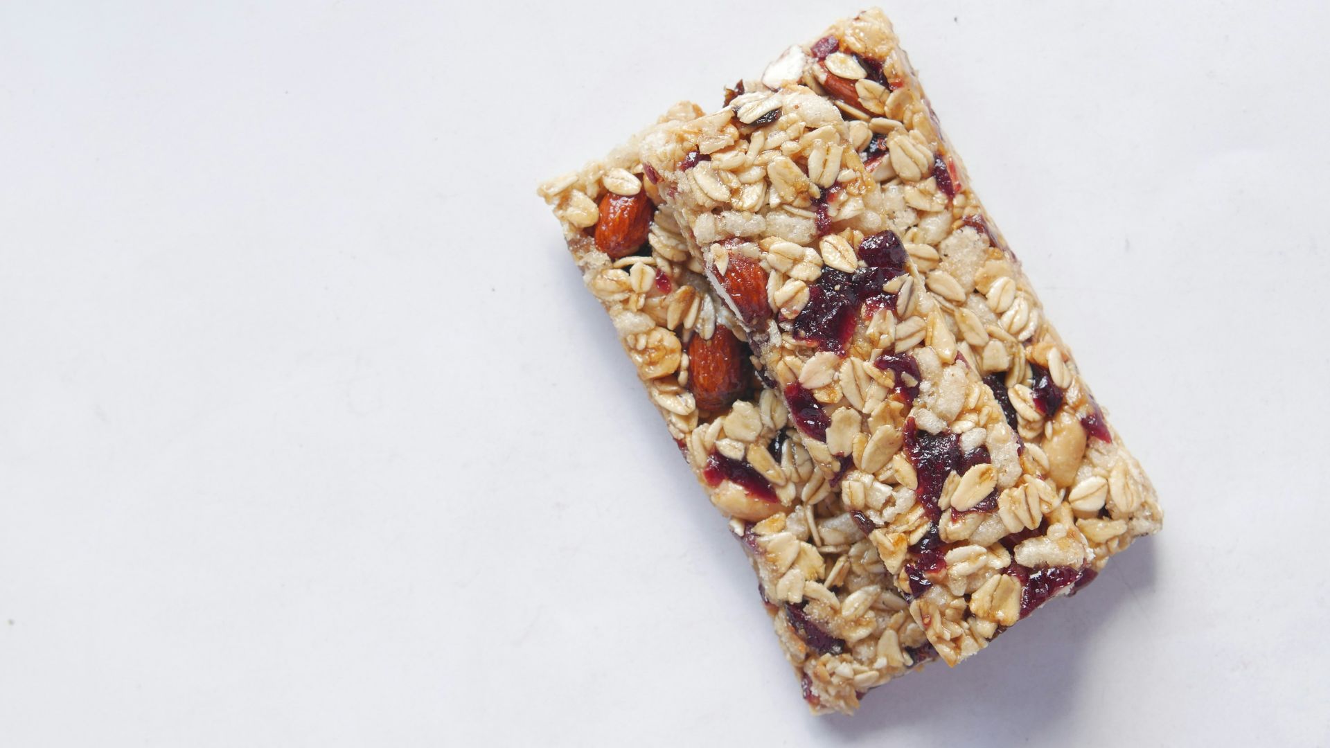 a bar of granola sitting on top of a table