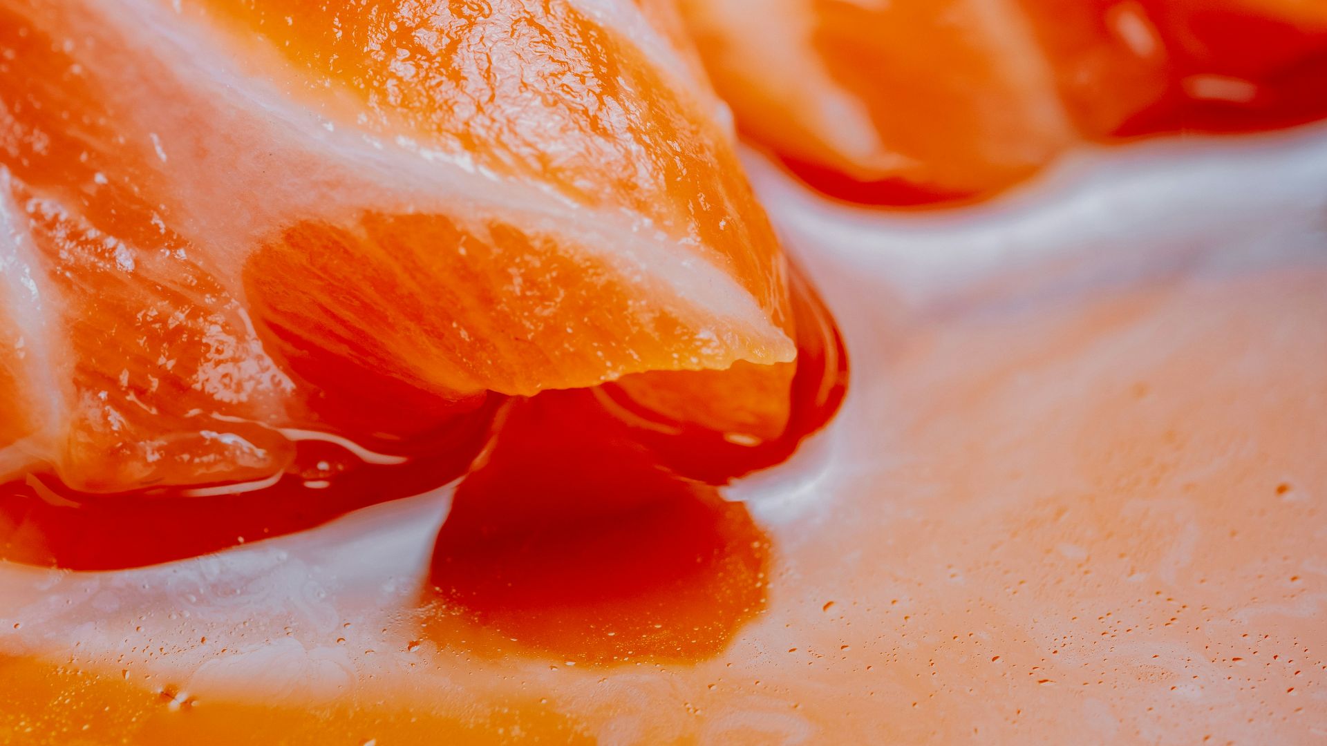 a close up of some fish on a table
