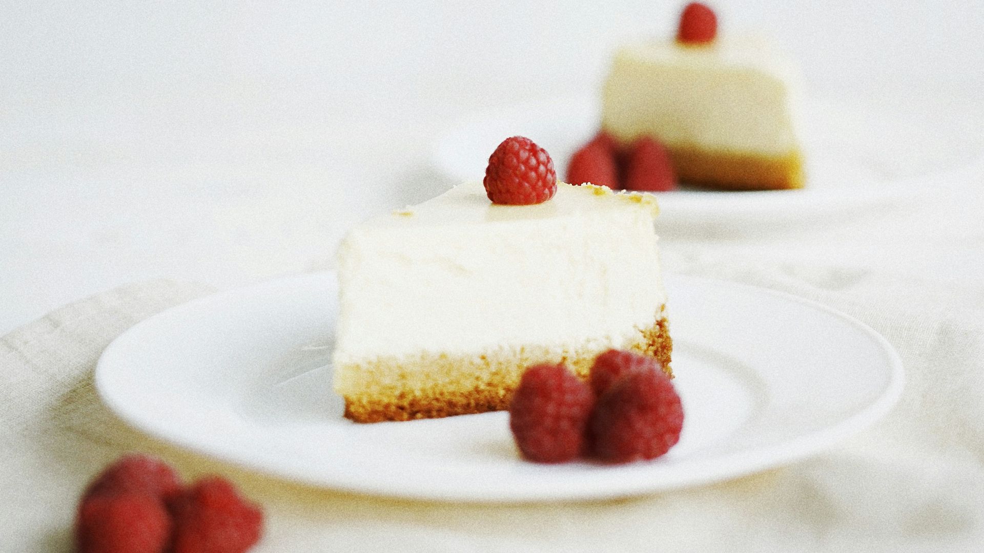 two strawberry pie slices