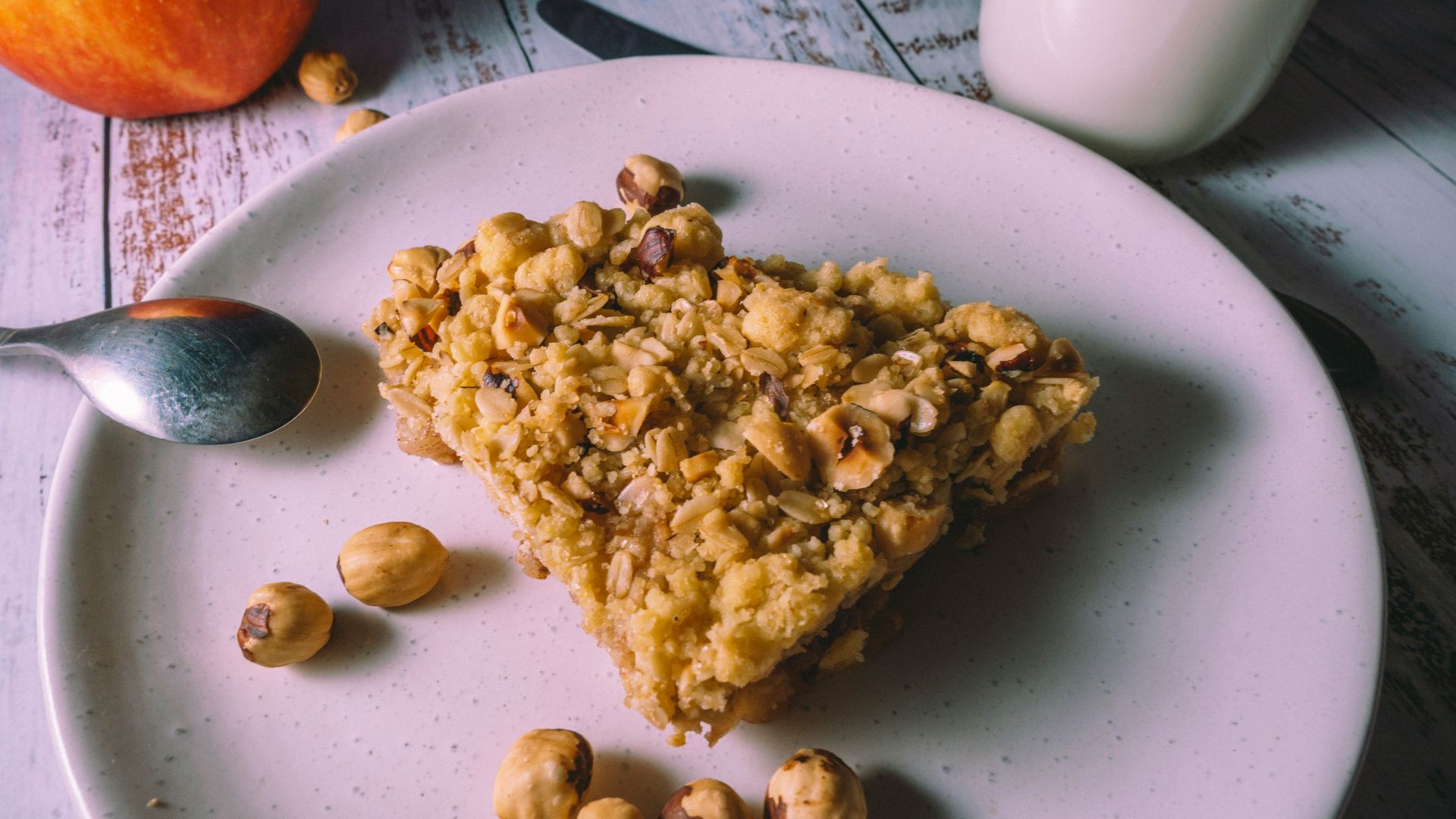 brown and yellow food on white ceramic plate