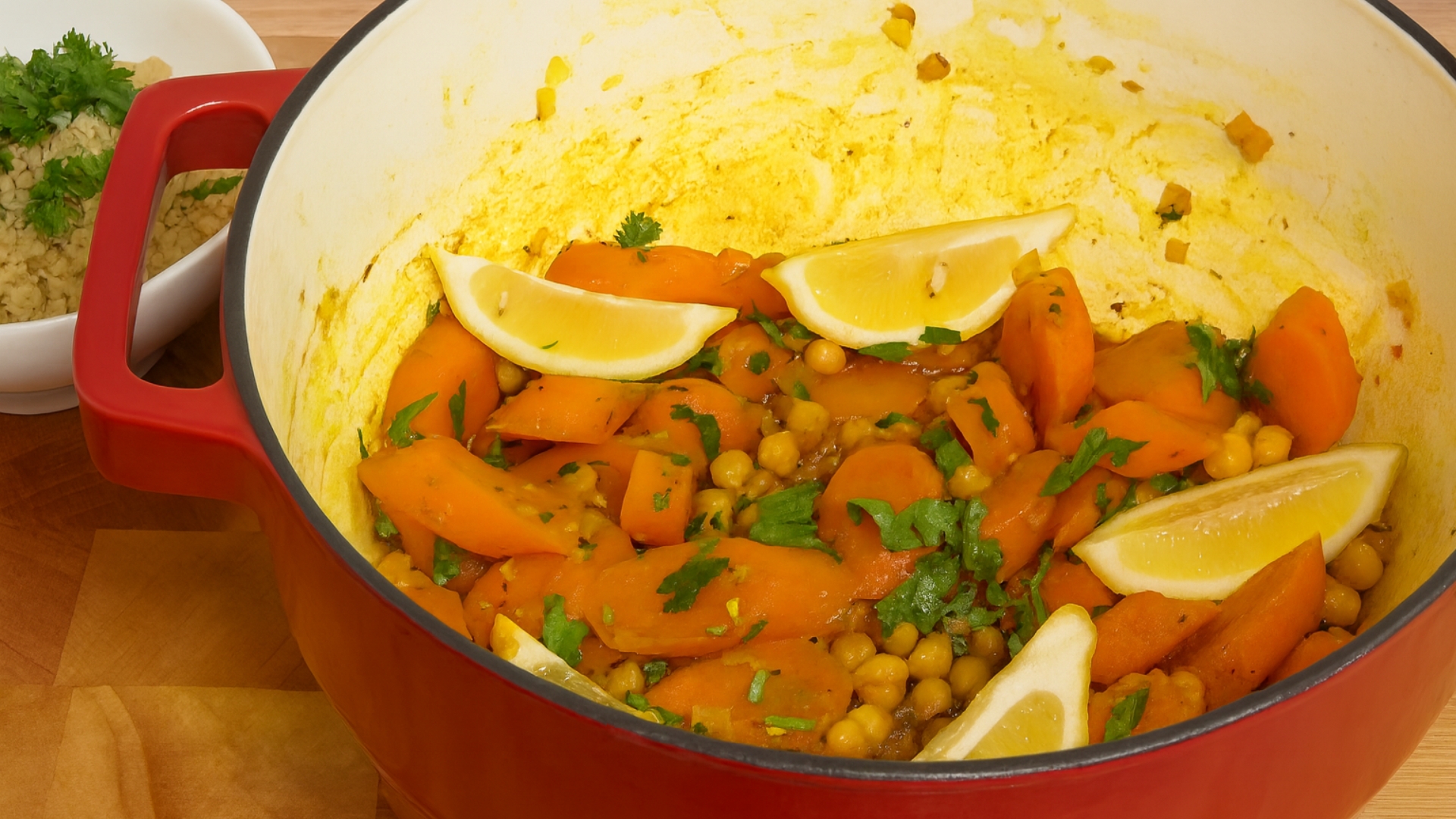 Moroccan Carrot & Chickpea Tagine (5)