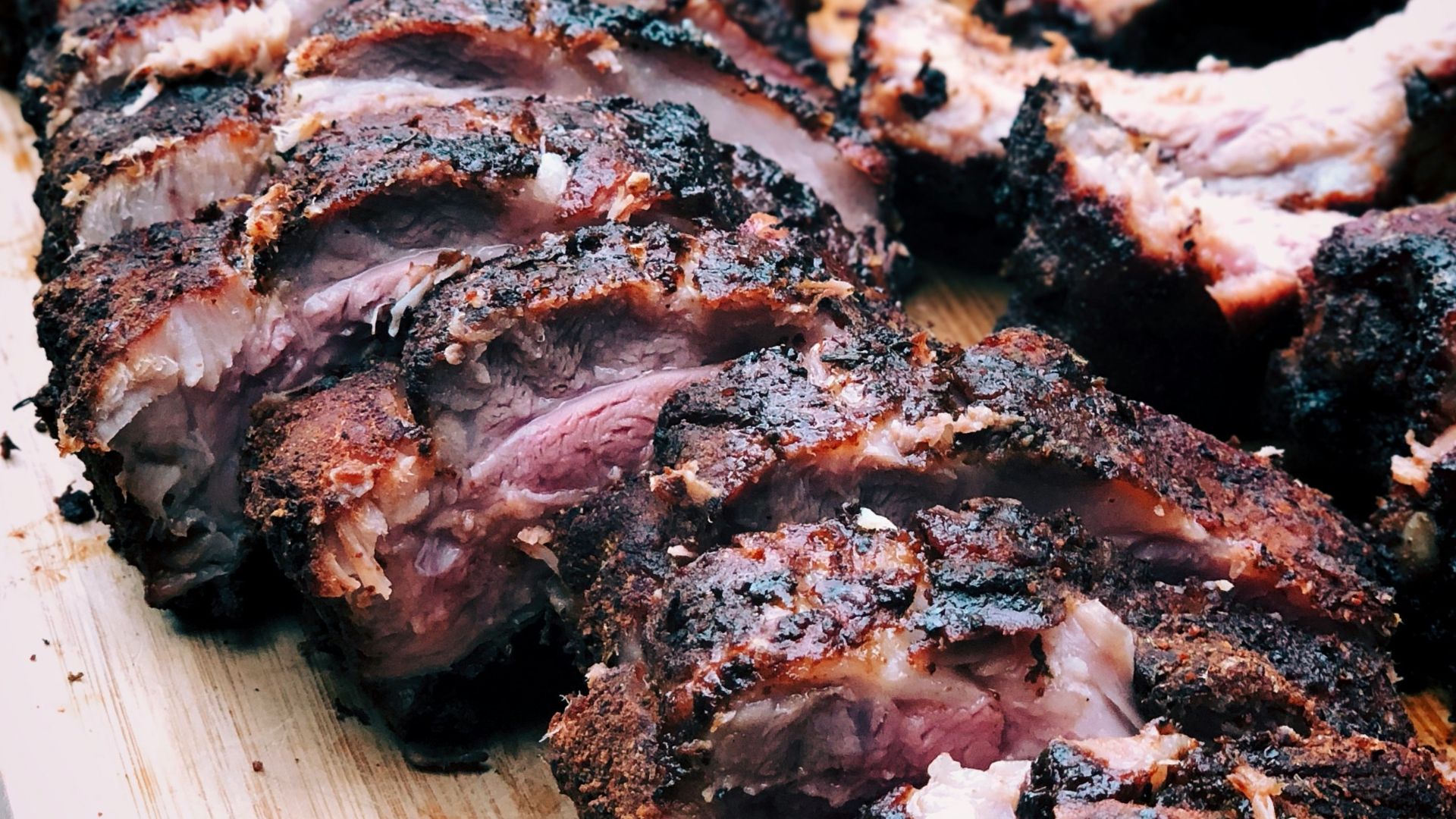 board of grilled meats