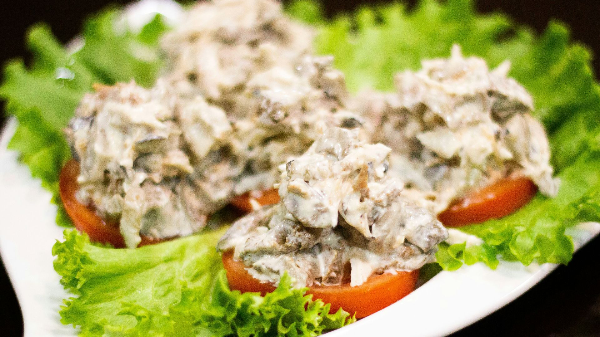 vegetable salad on white ceramic plate