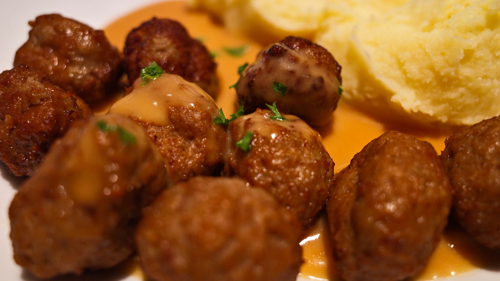 fried meat on white ceramic plate