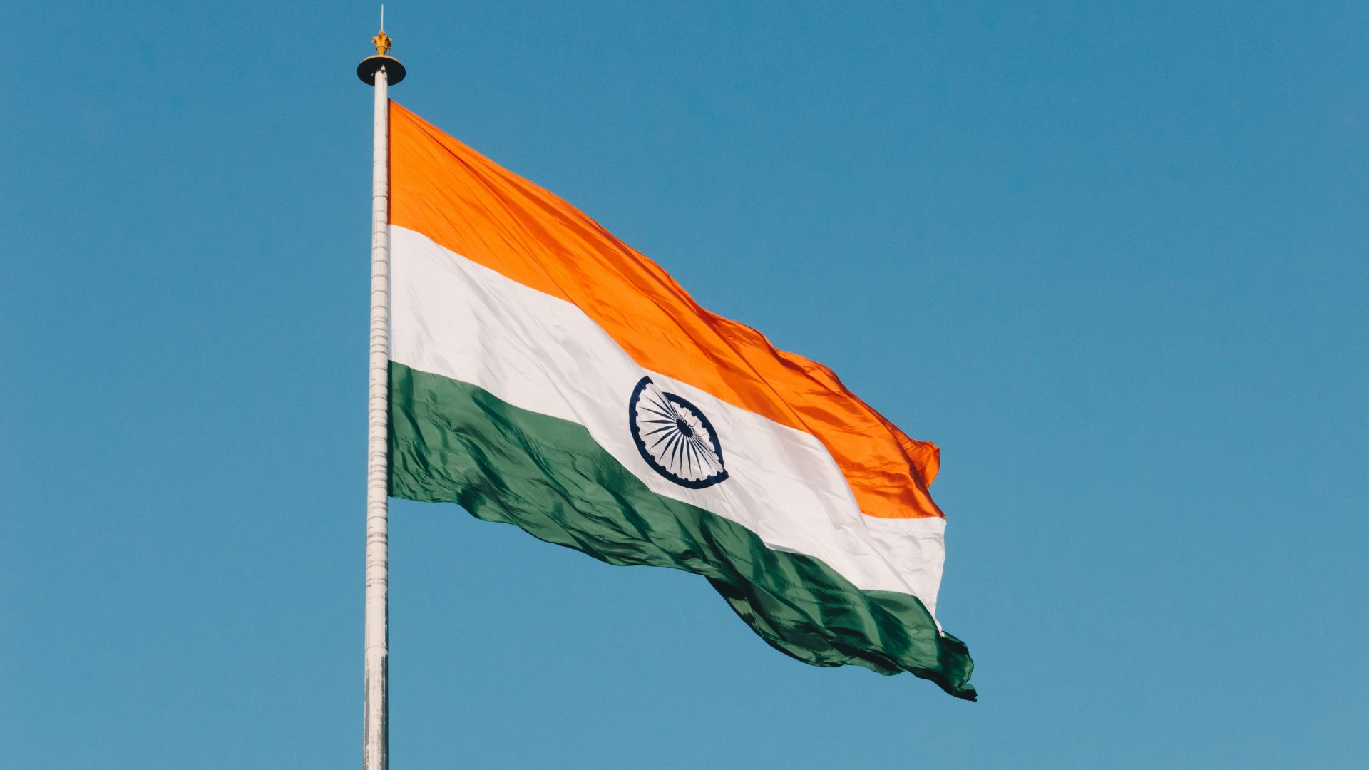 flag hanging on pole